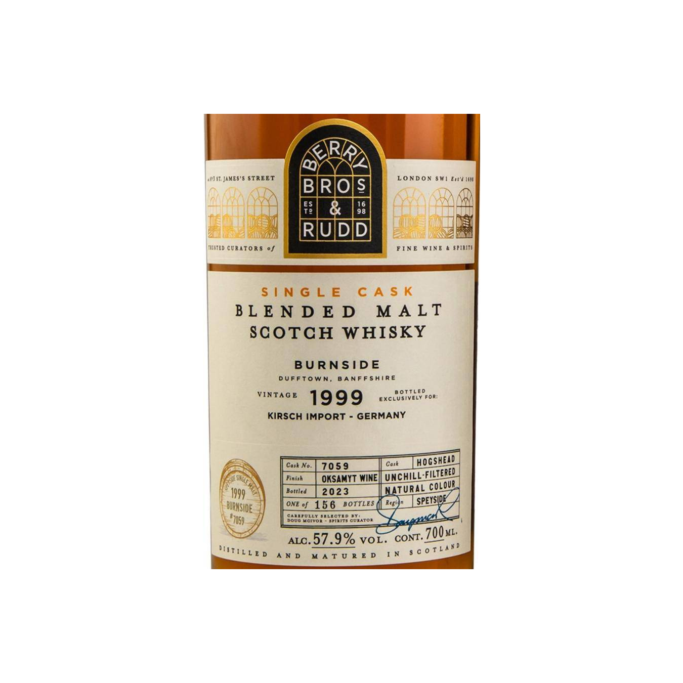 Berry Bros. & Rudd Single Cask 1999 24 Years Blended Malt Whisky 3