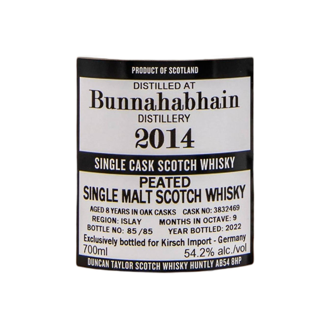 Bunnahabhain 2014 8 Years Single Malt Whisky 3