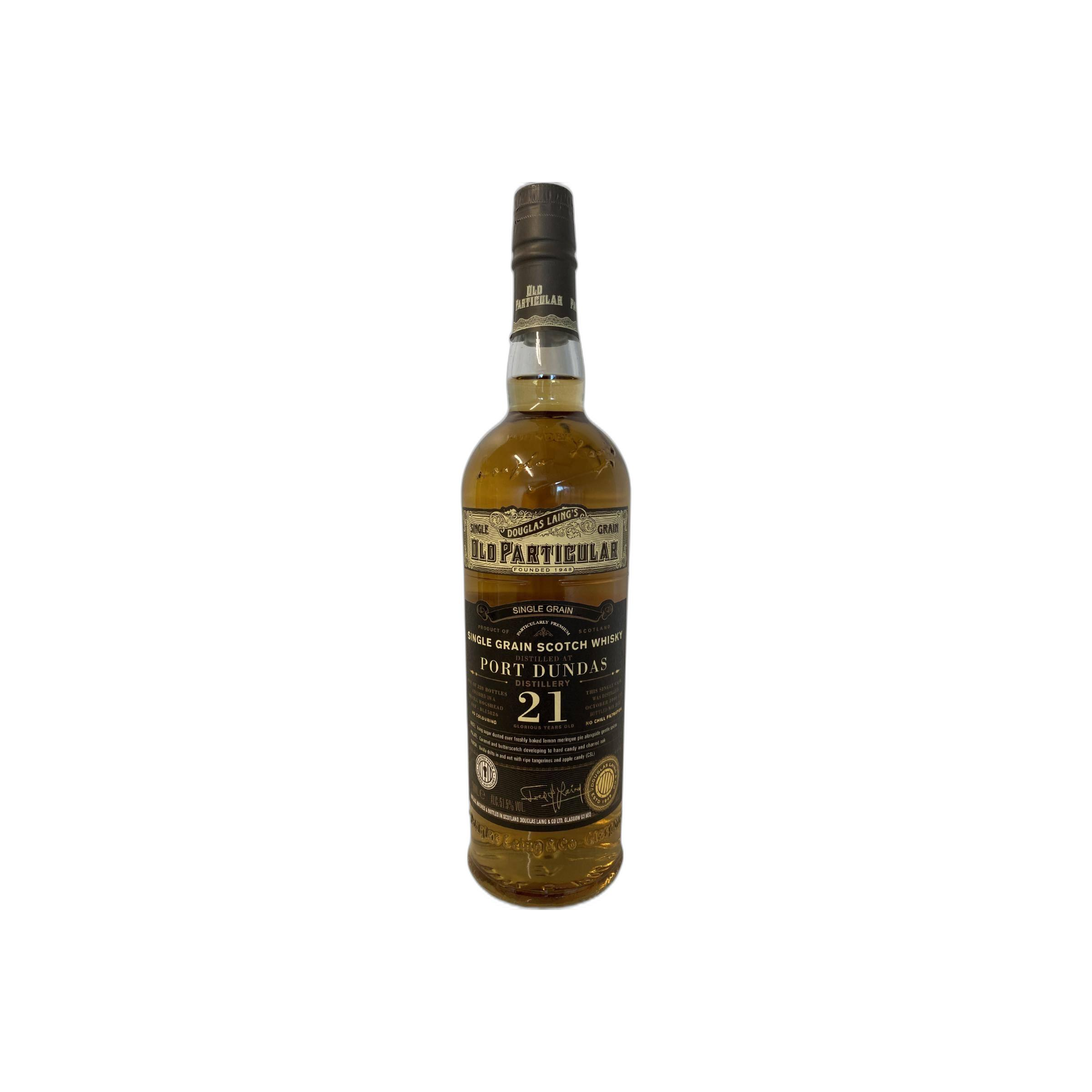 Port Dundas Old Particular 2000 21 Years Single Grain Whisky