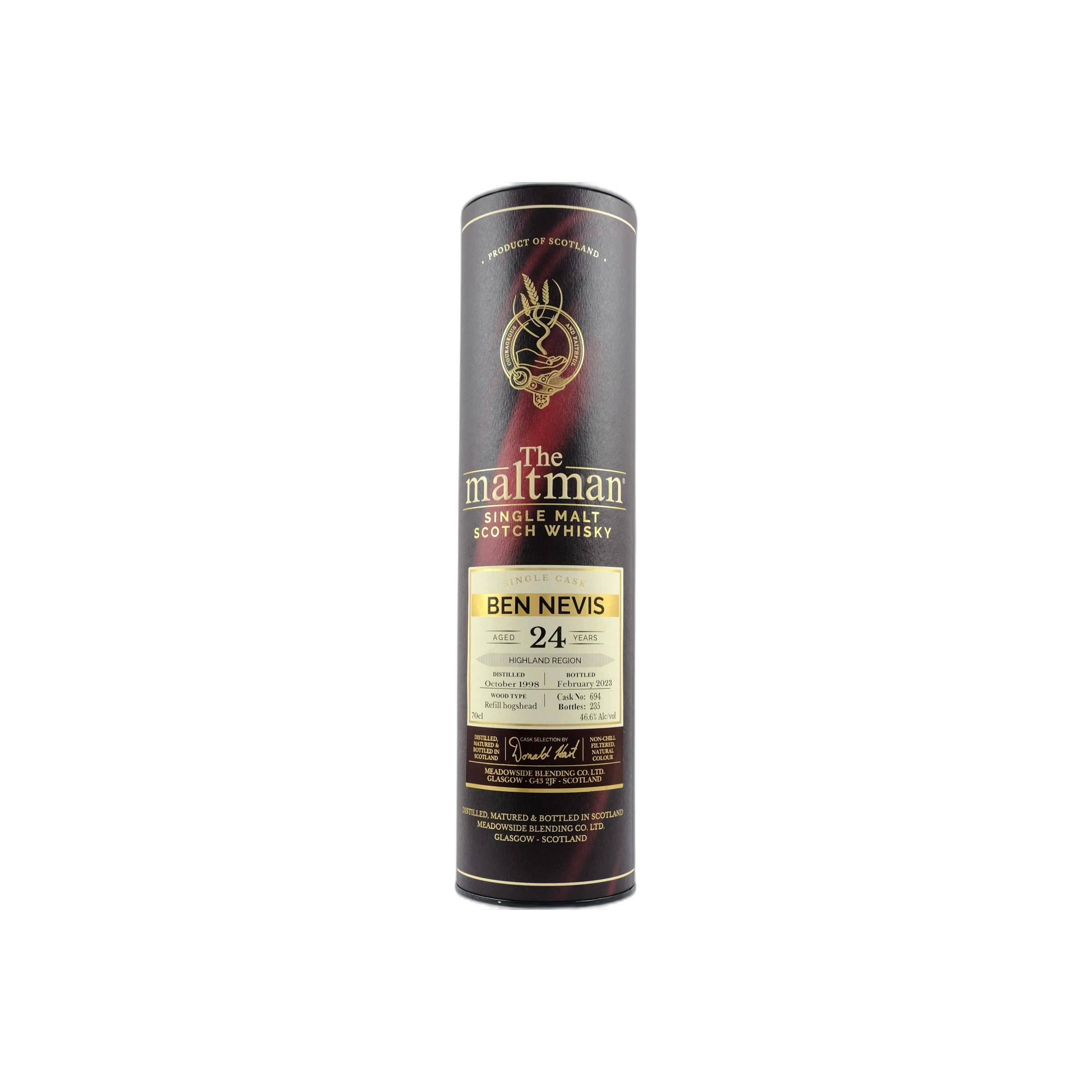 Ben Nevis 1998 24 Years Single Malt Whisky 3