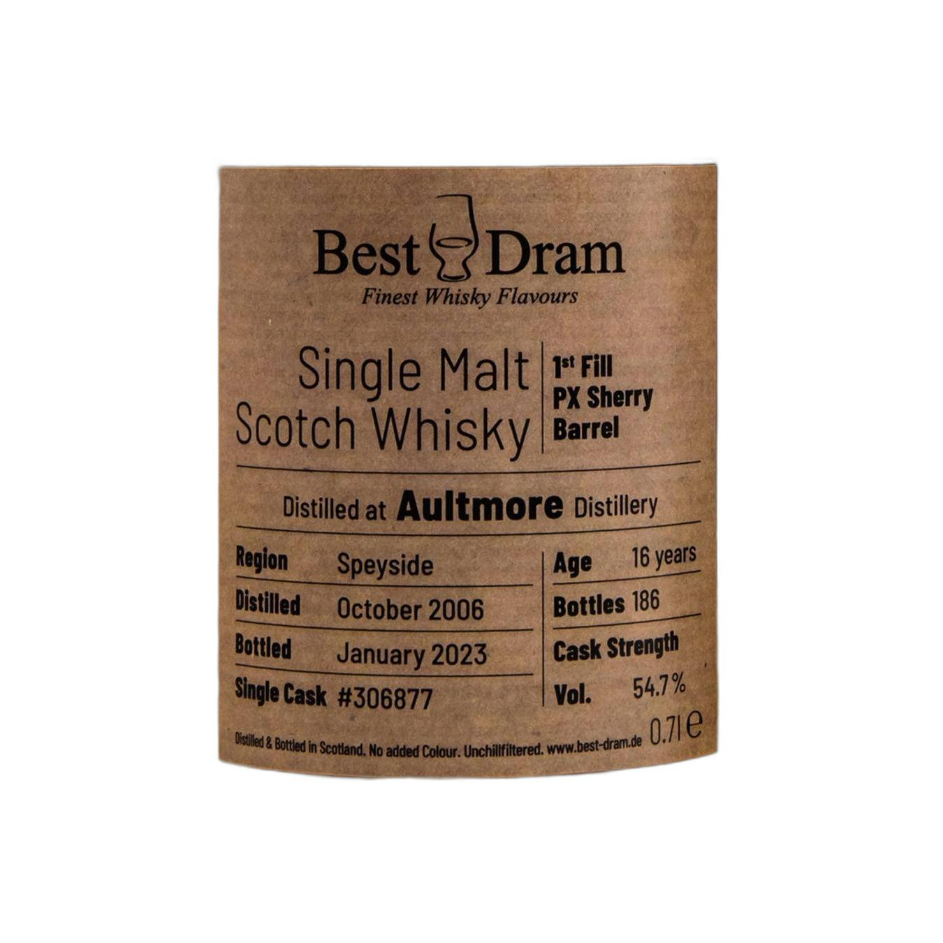 Aultmore 2006 16 Years Single Malt Whisky 3