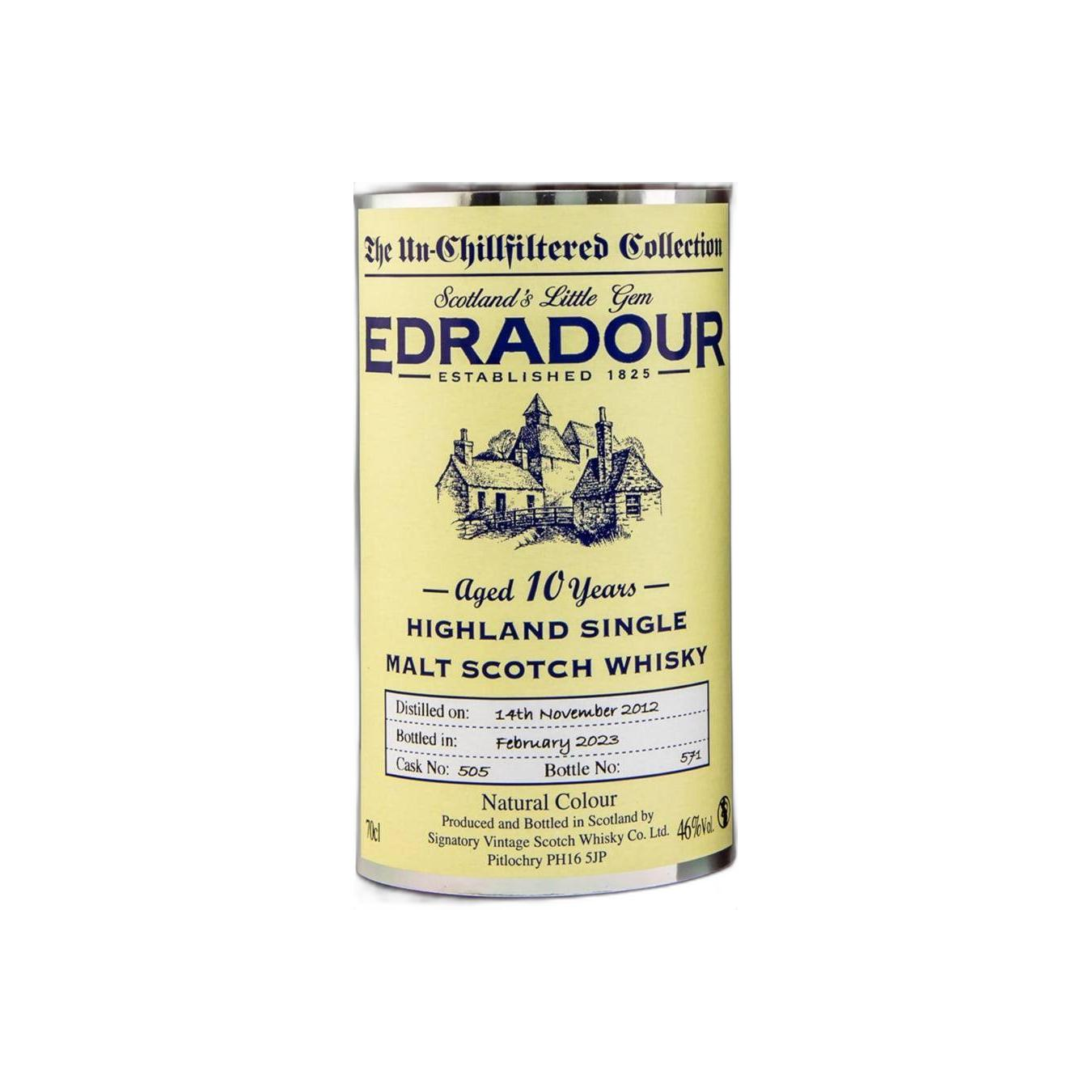 Edradour The Un-Chillfiltered Collection 2012 10 Years Single Malt Whisky 2