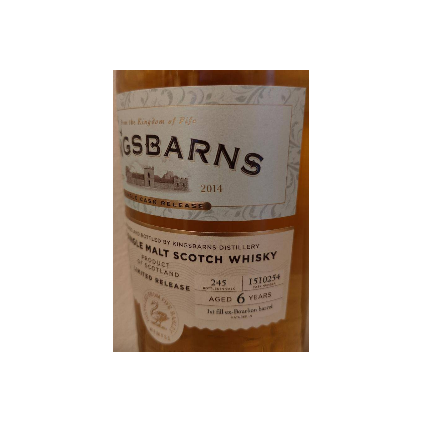 Kingsbarns Single Cask 6 Years Single Malt Whisky 2