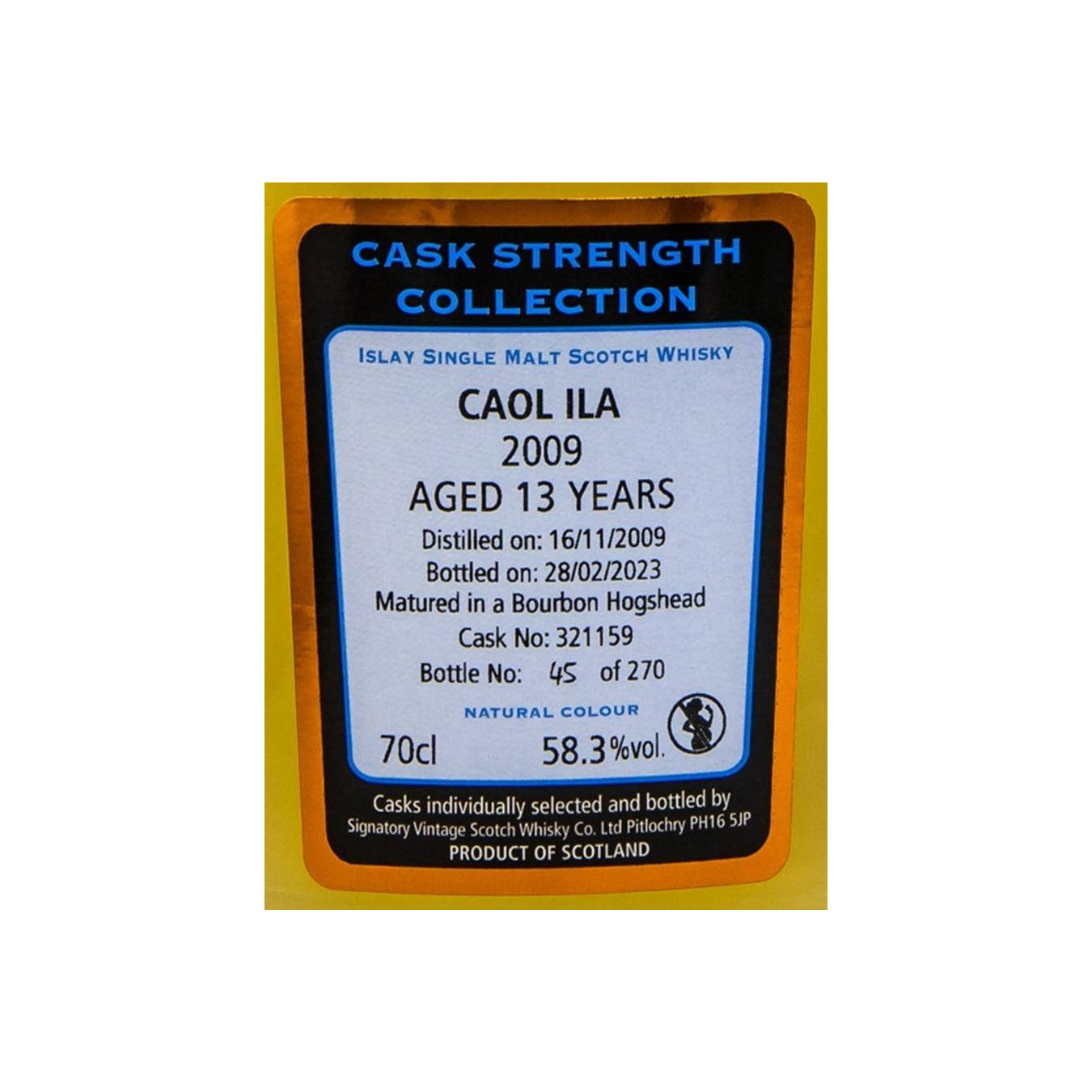 Caol Ila Cask Strength Collection 2009 13 Years Single Malt Whisky 2