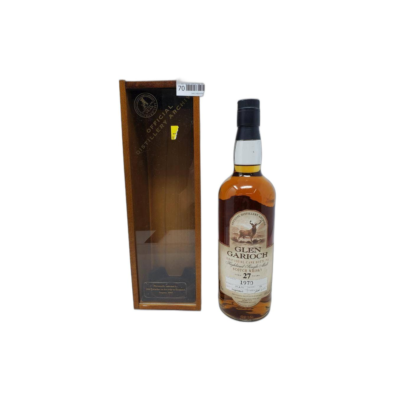 Glen Garioch Individual Cask Bottling 1970 27 Years Single Malt Whisky