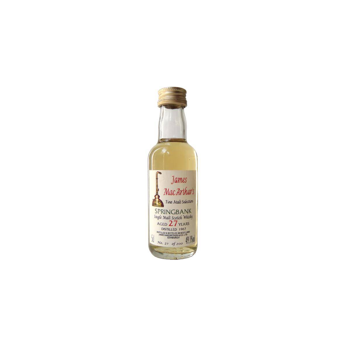 Springbank 1967 27 Years Single Malt Whisky