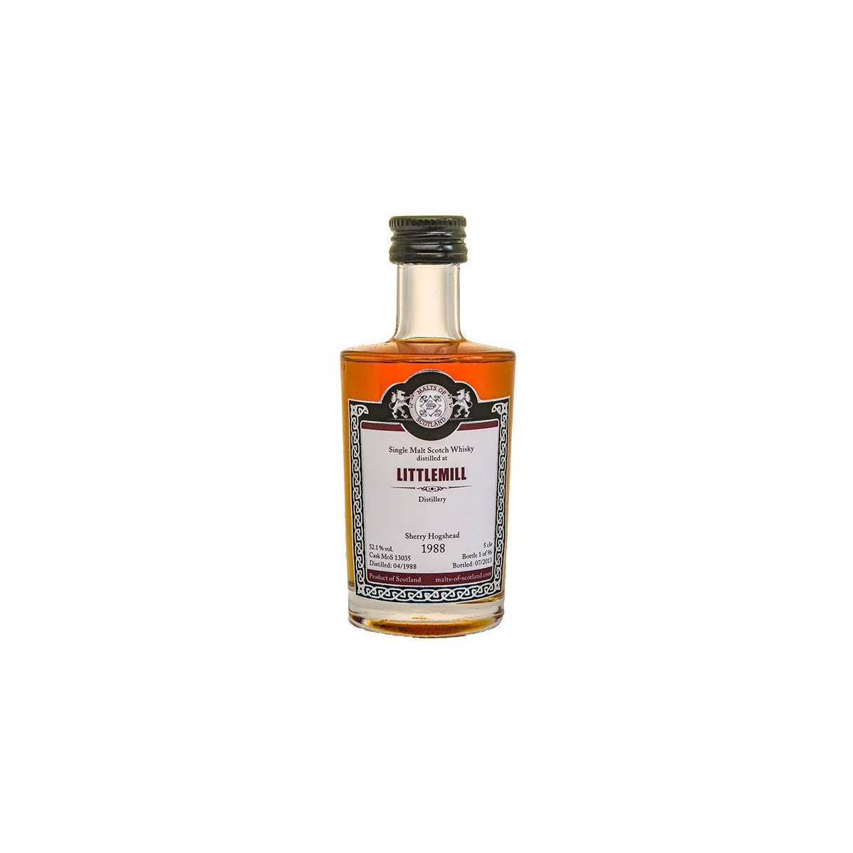 Littlemill Miniature 1988 25 Years Single Malt Whisky