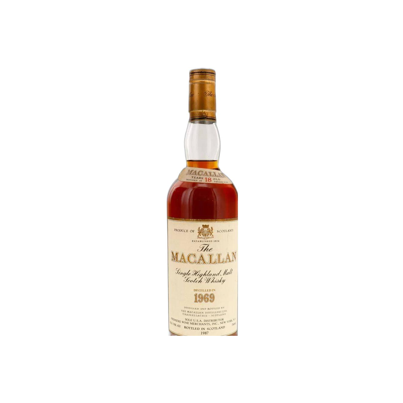 The Macallan 1969 18 Years Single Malt Whisky