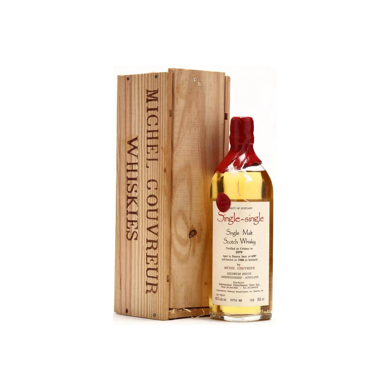 Michel Couvreur 1979 9 Years Single Malt Whisky