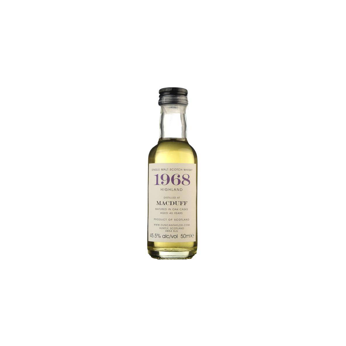 Macduff Miniature 1968 40 Years Single Malt Whisky