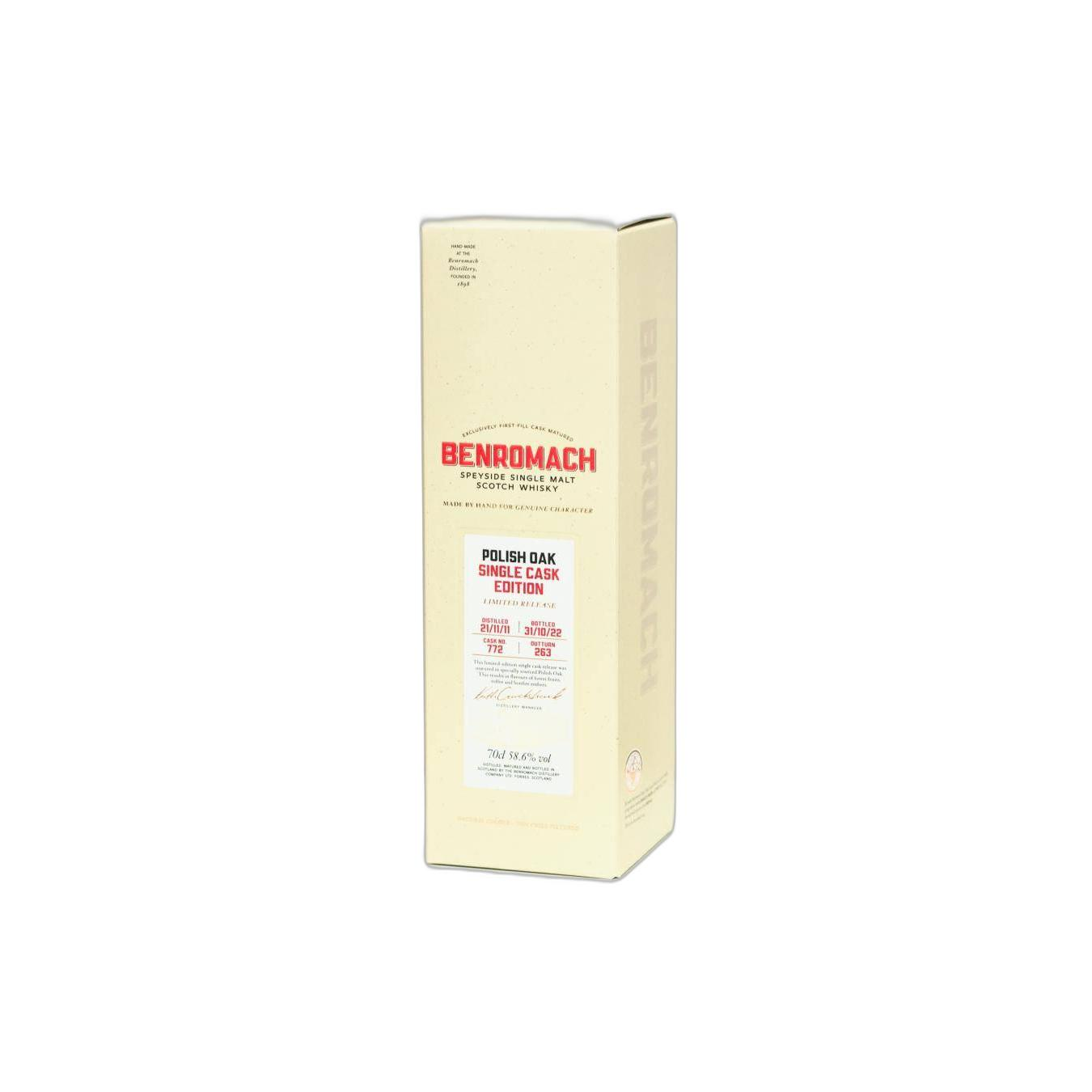 Benromach 2011 10 Years Single Malt Whisky 2