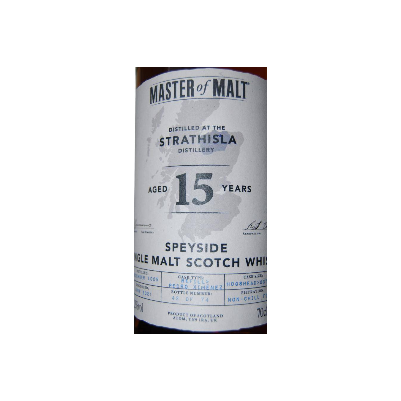 Strathisla 2005 15 Years Single Malt Whisky 2
