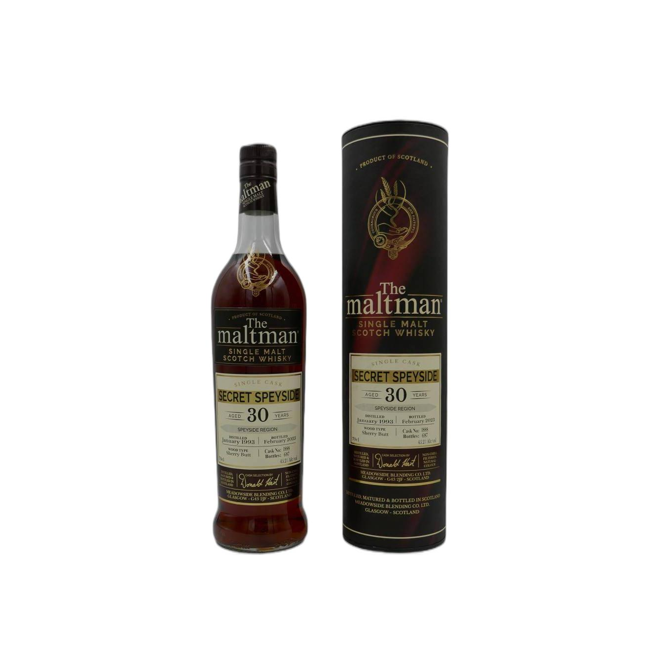 Meadowside Blending 1993 30 Years Single Malt Whisky 3