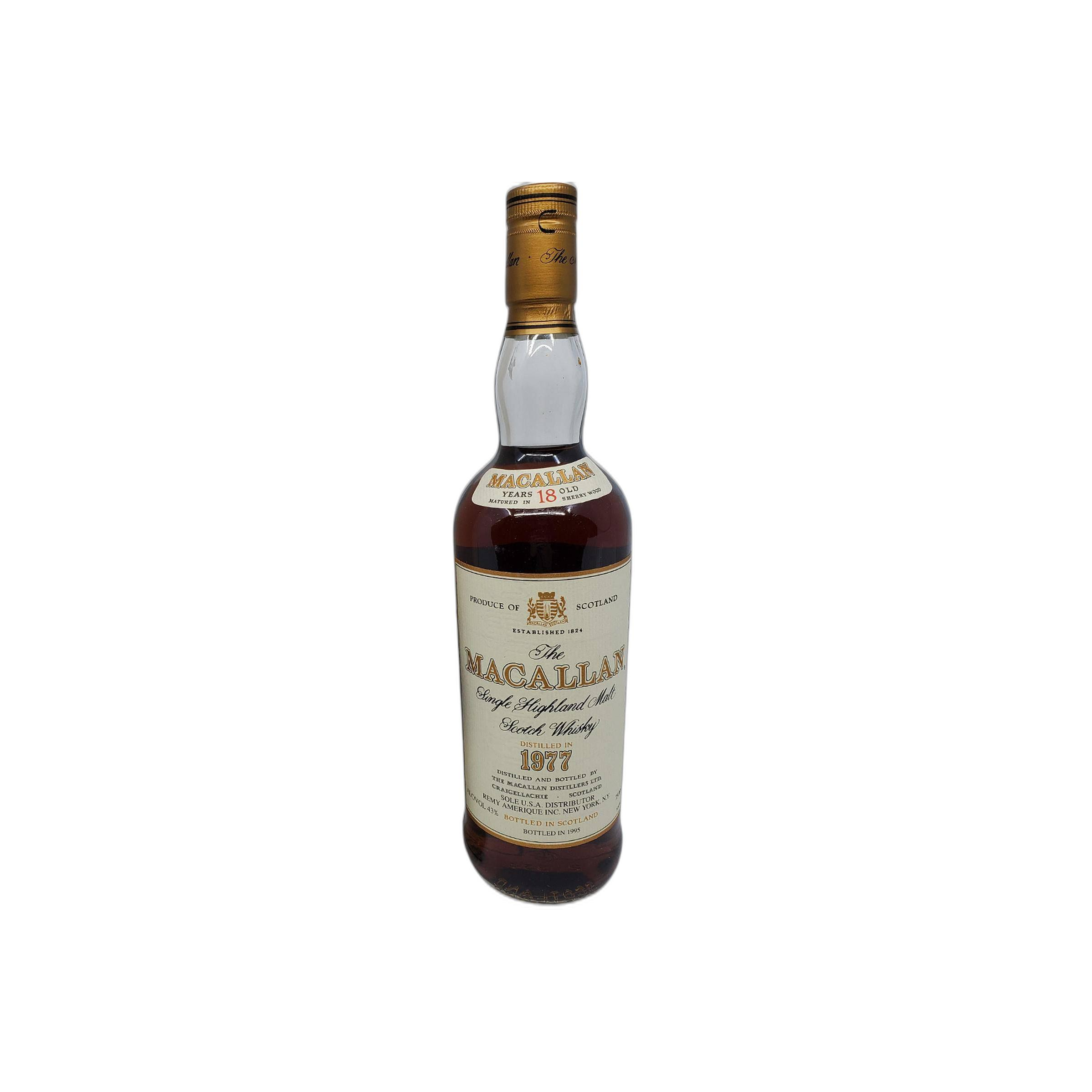 The Macallan 1977 18 Years Single Malt Whisky