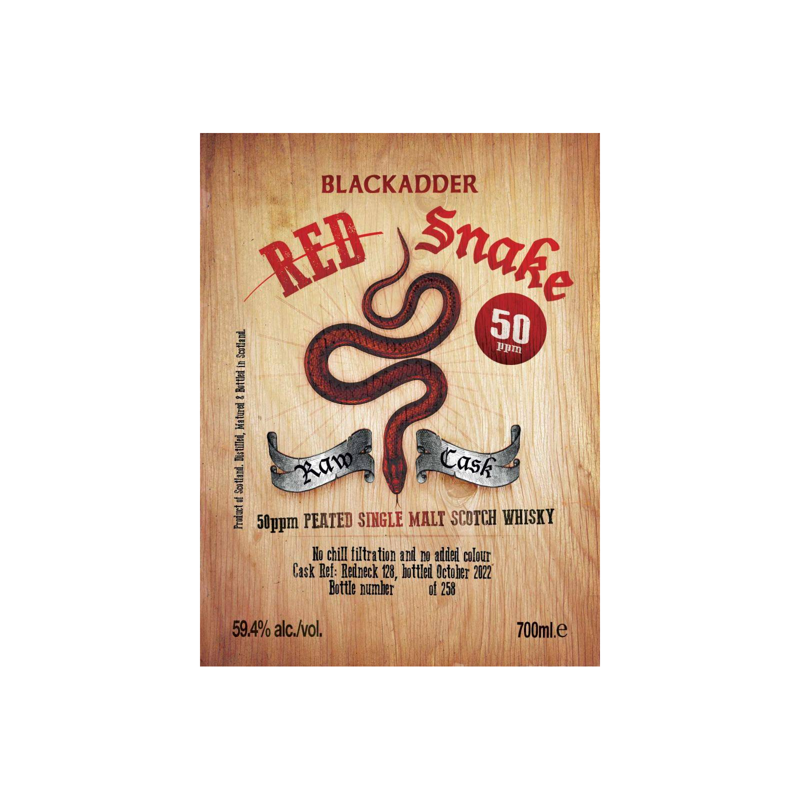 Blackadder Raw Cask Single Malt Whisky