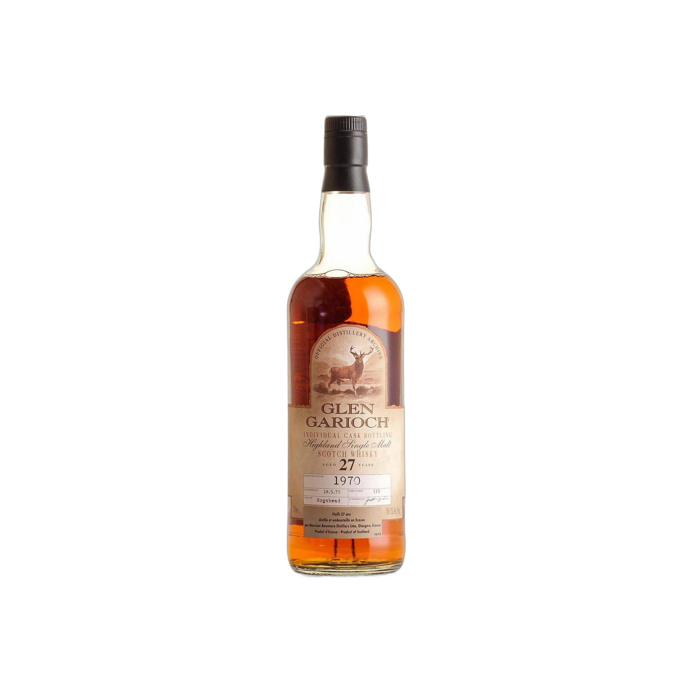 Glen Garioch Individual Cask Bottling 1970 27 Years Single Malt Whisky