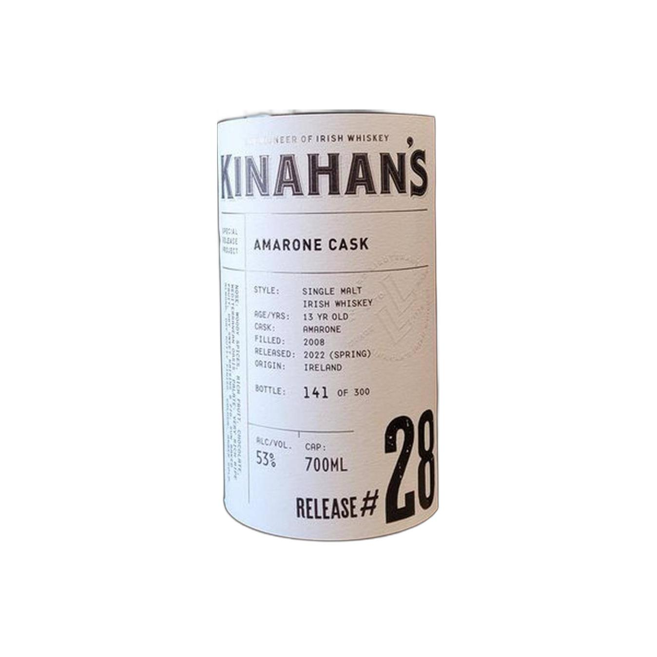 Kinahan's 2008 13 Years Single Malt Whisky
