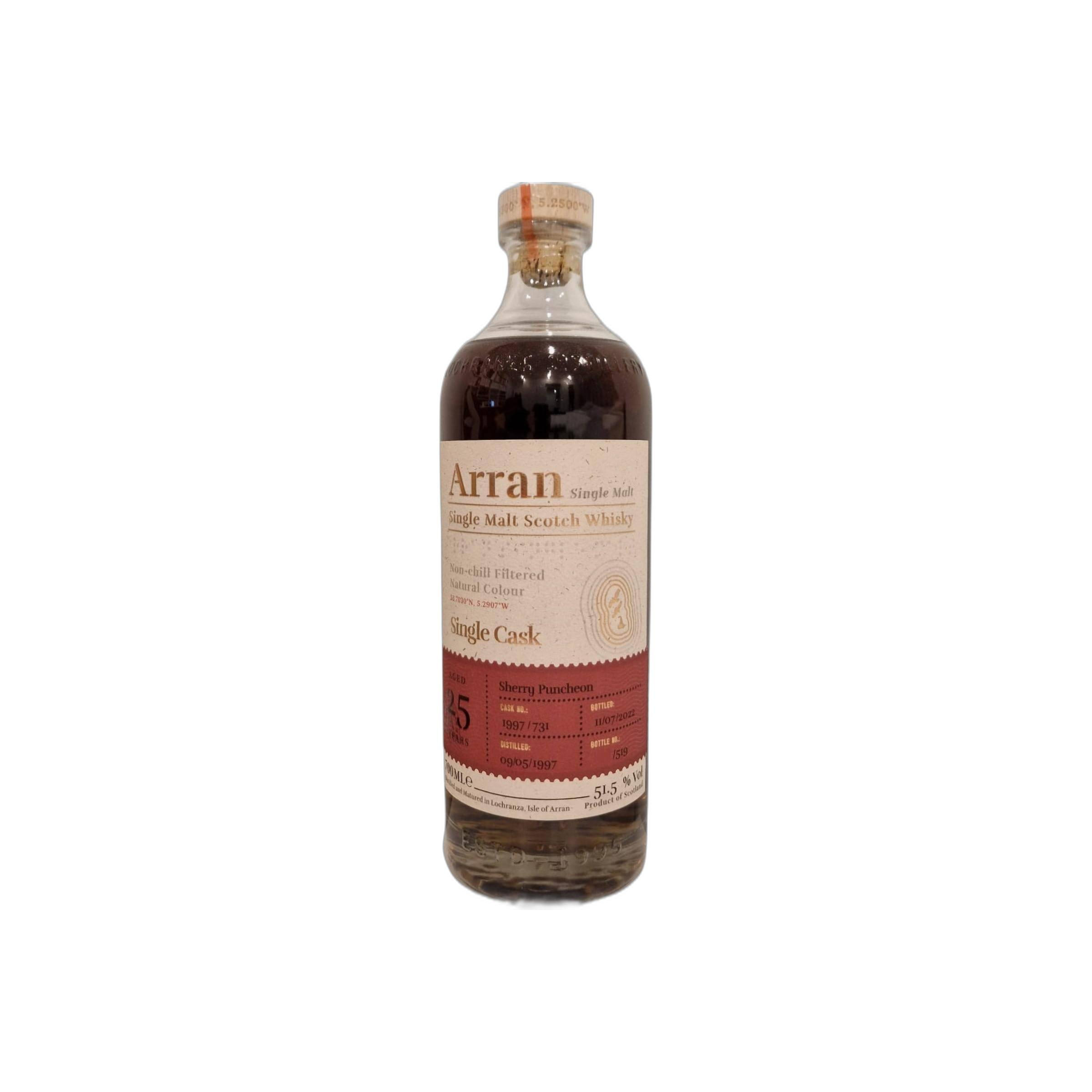 Arran Single Cask 1997 25 Years Single Malt Whisky
