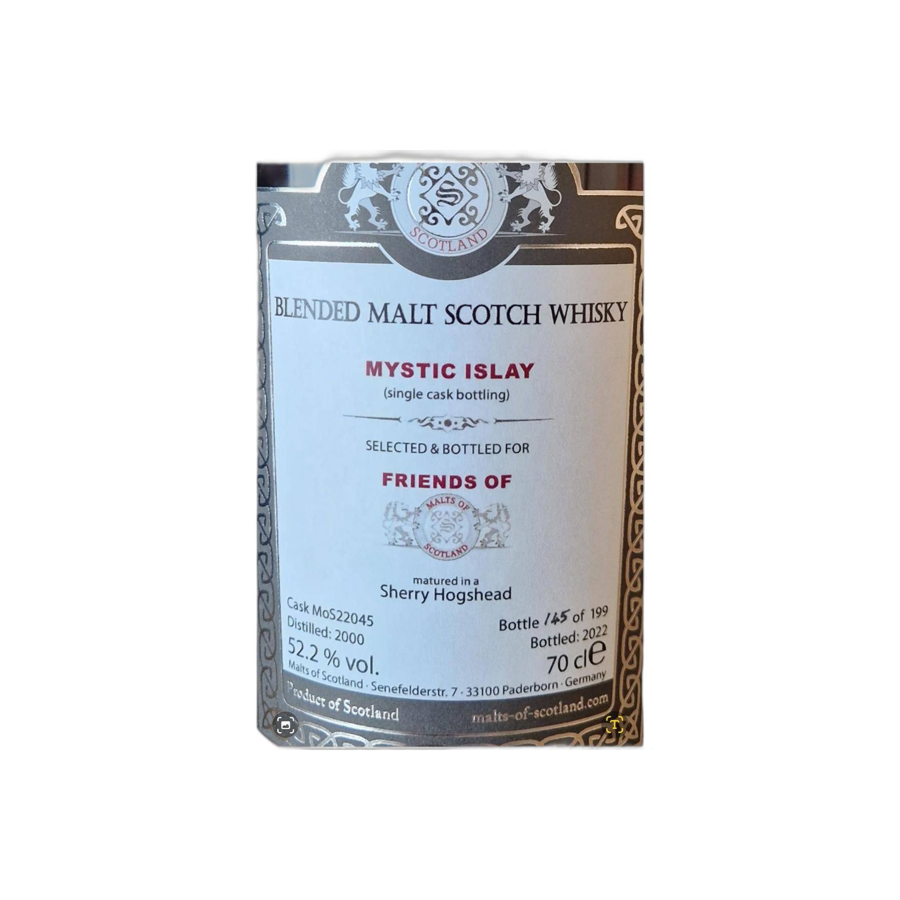Mystic Islay 2000 MoS 2