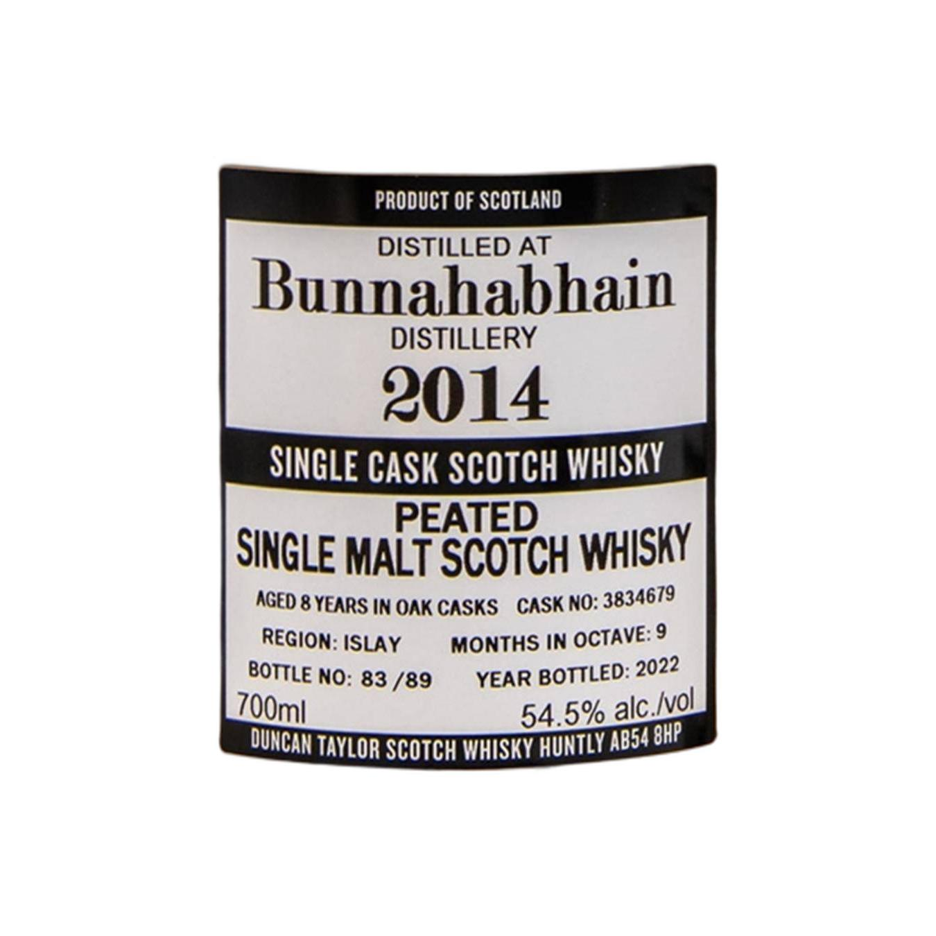 Bunnahabhain The Octave 2014 8 Years Single Malt Whisky 3