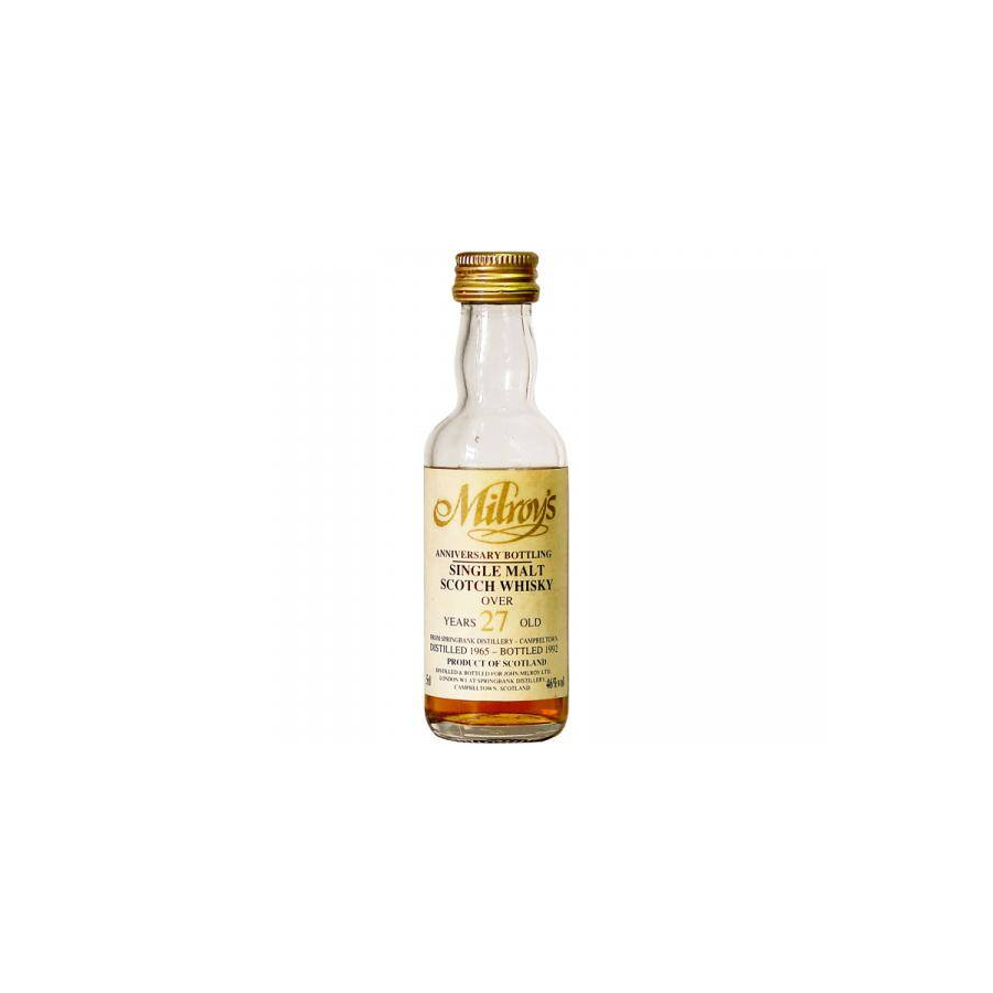 Springbank 1965 27 Years Single Malt Whisky