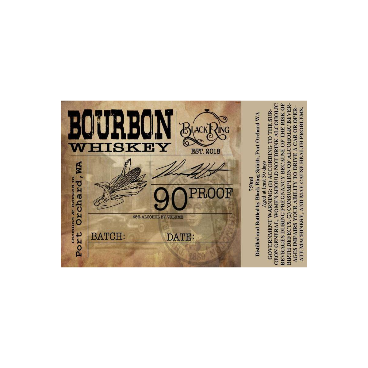 Black Ring Bourbon Whiskey