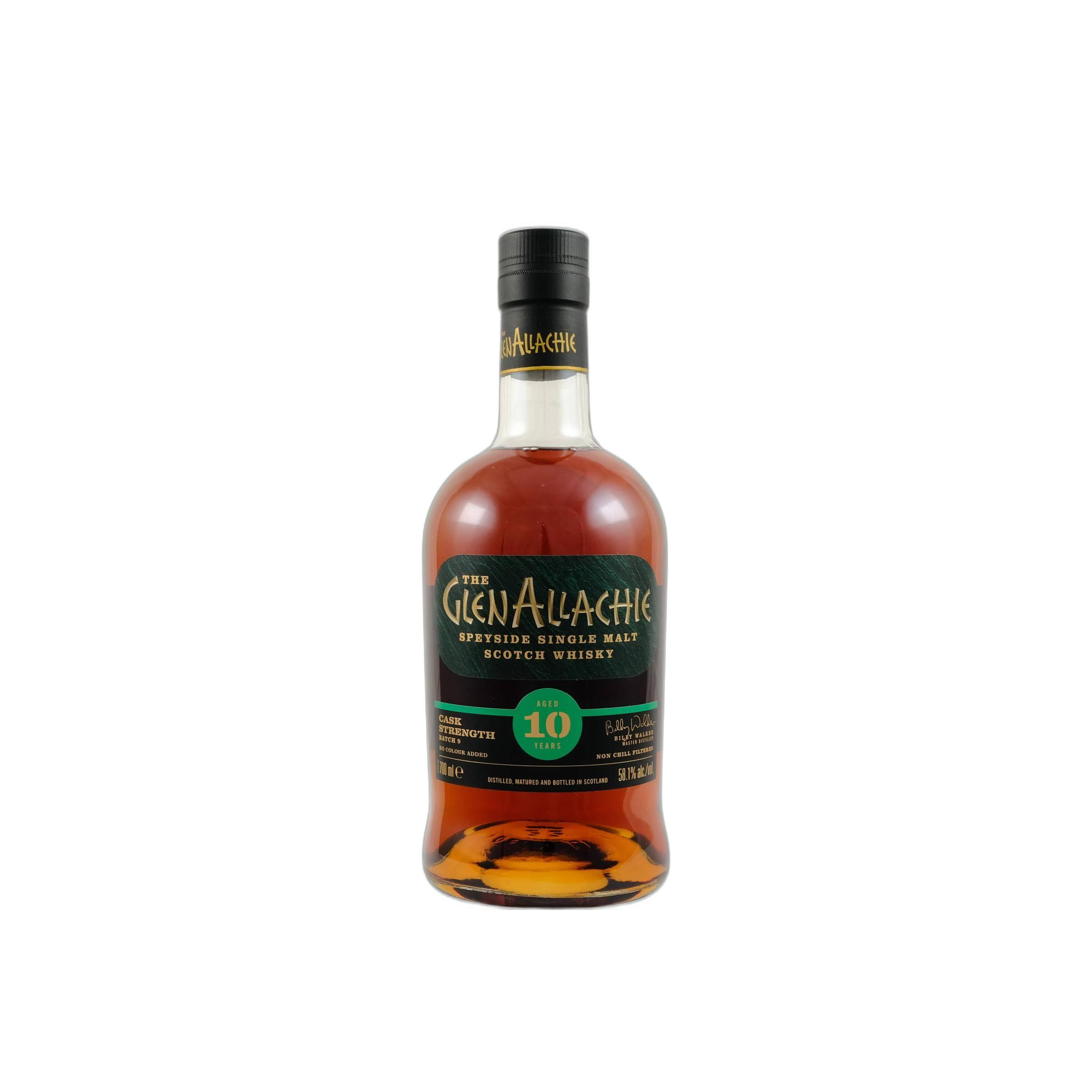 The GlenAllachie Cask Strength Collection 10 Years Single Malt Whisky