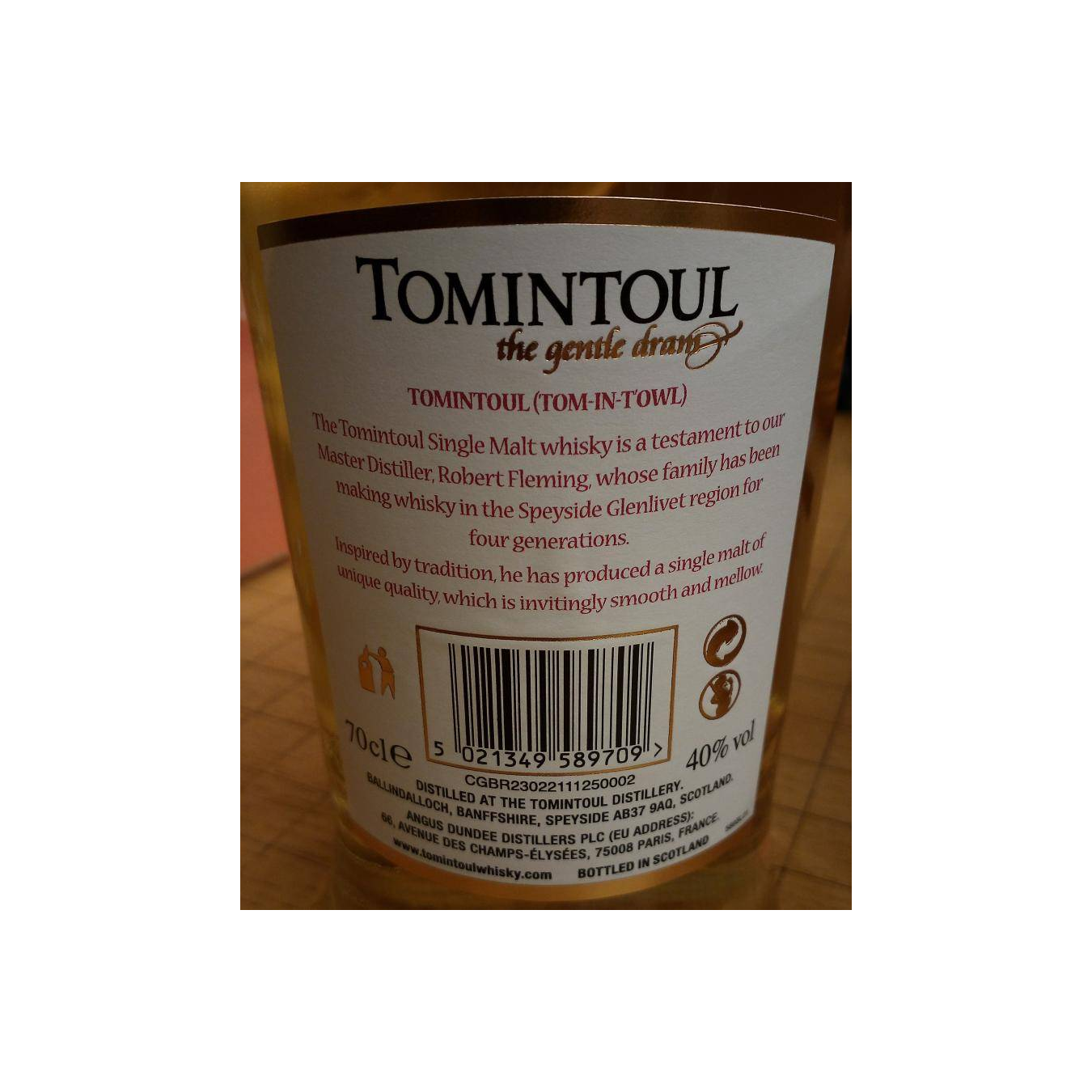 Tomintoul Small Batch Single Malt Whisky 2
