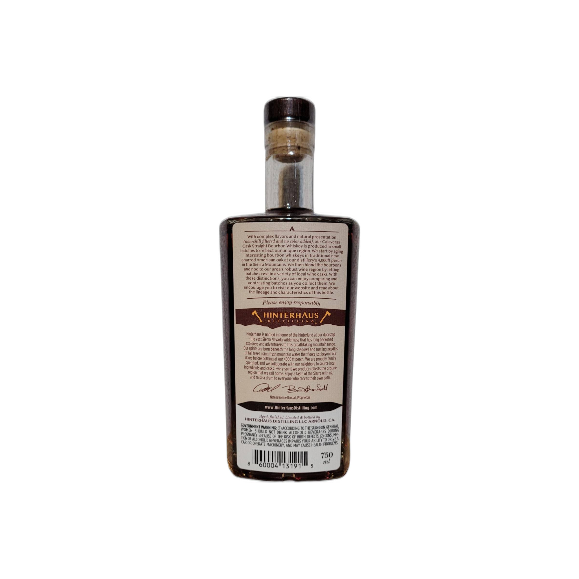 Hinterhaus Distilling 03-year-old 2