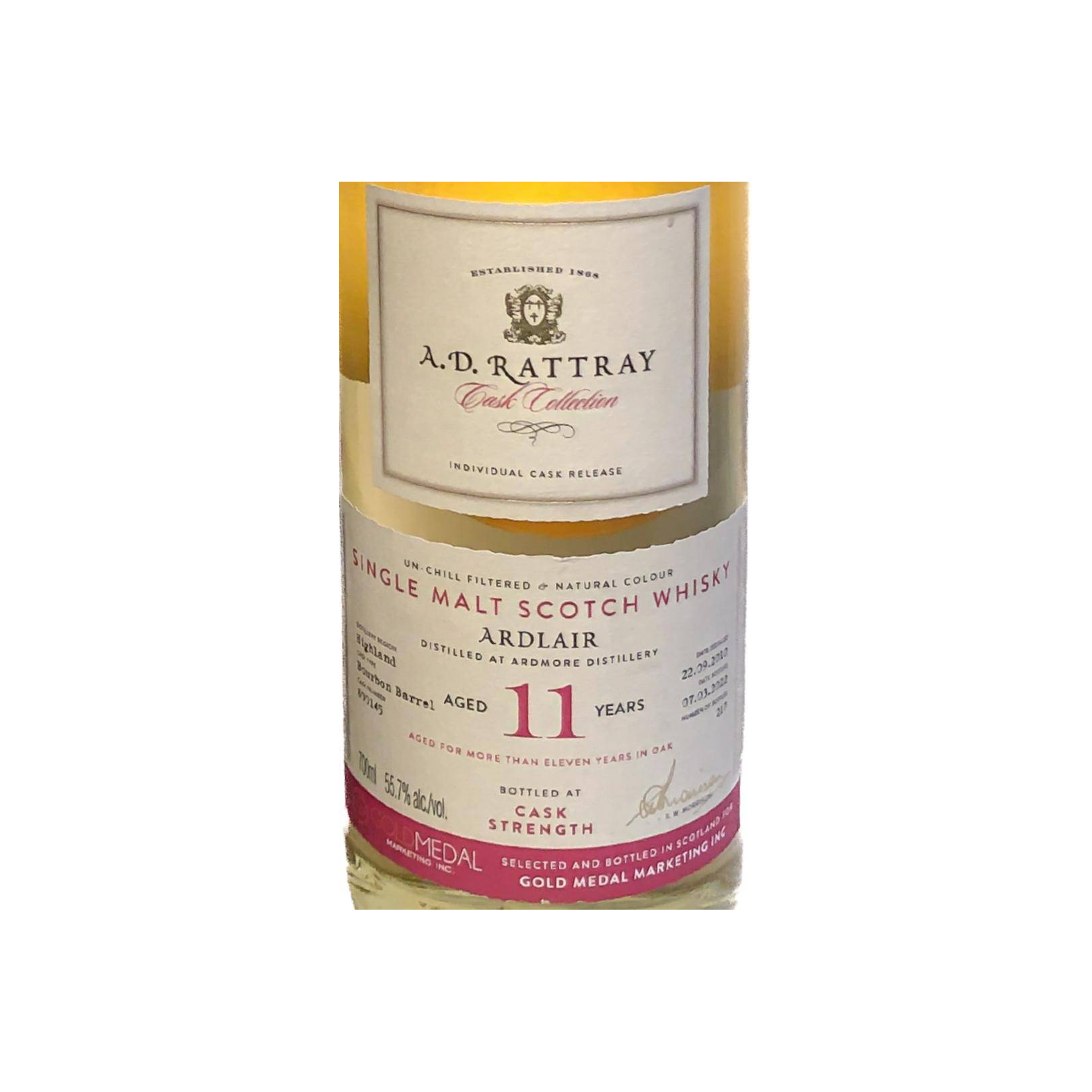 Ardmore 2010 11 Years Single Malt Whisky 3