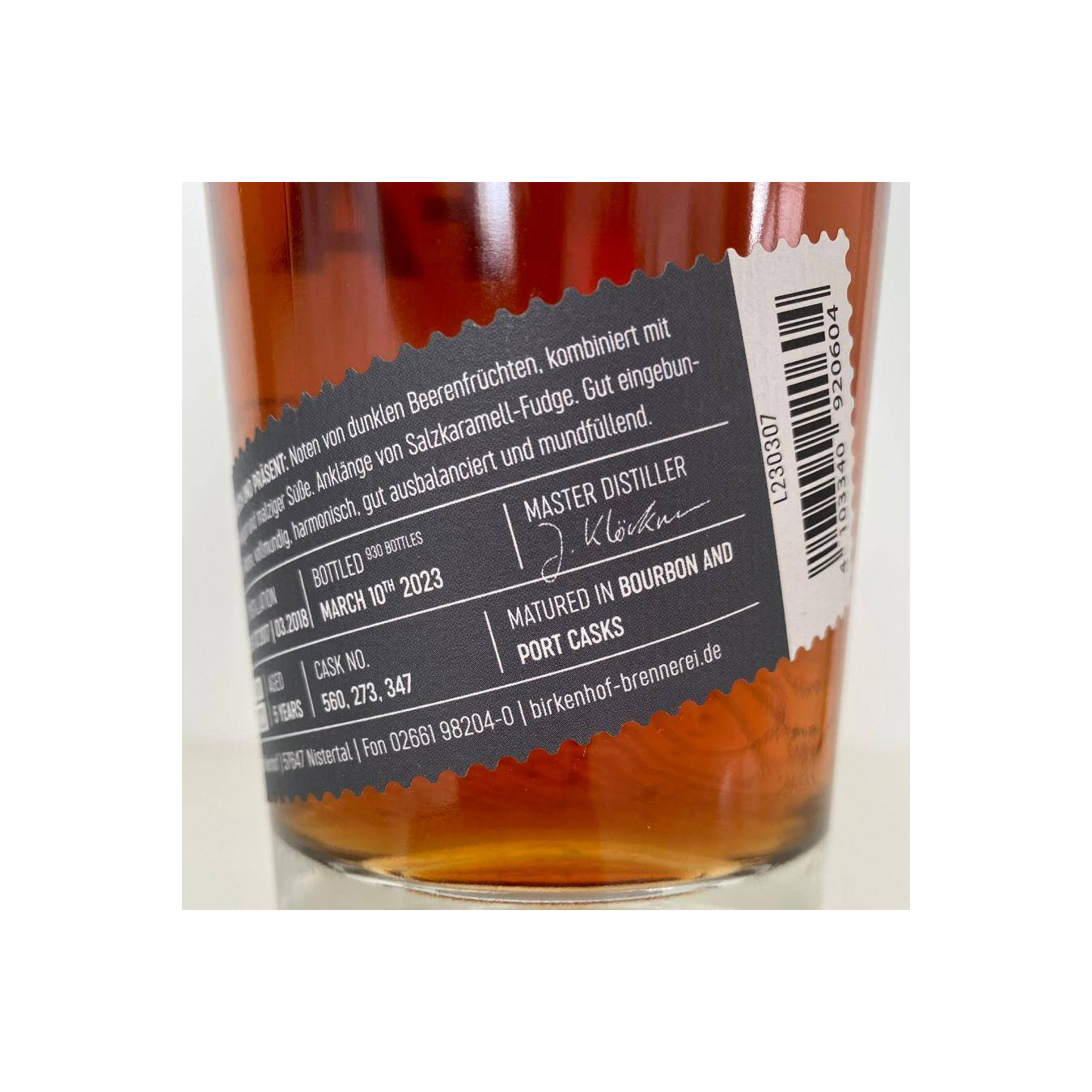Fading Hill Bourbon and Port Casks 3