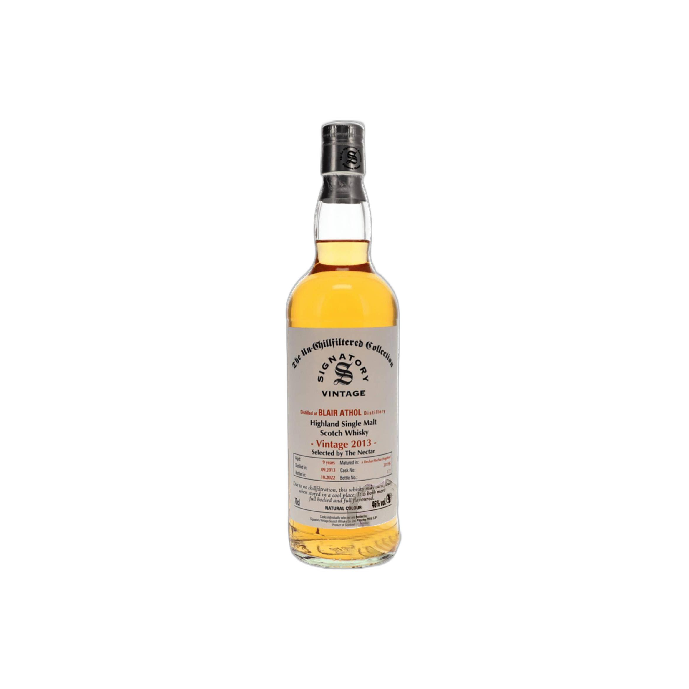 Blair Athol The Un-Chillfiltered Collection 2013 9 Years Single Malt Whisky