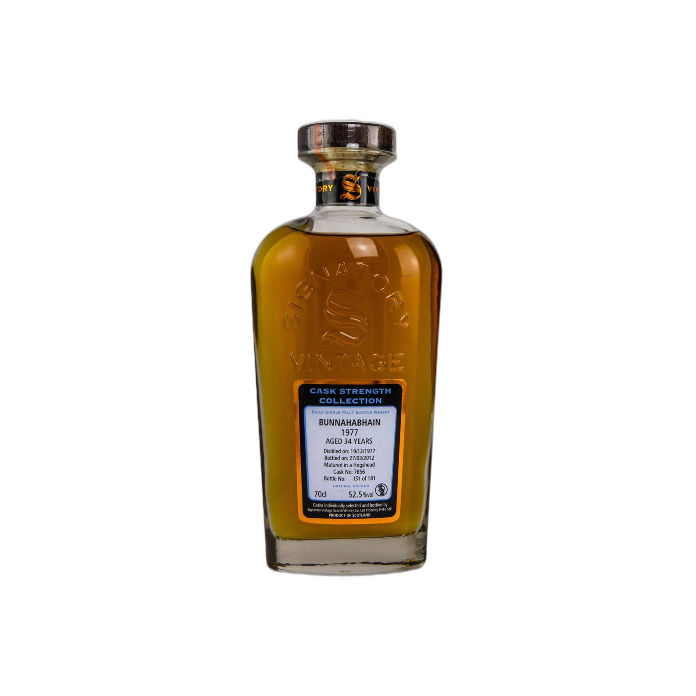 Bunnahabhain Cask Strength Collection 1977 34 Years Single Malt Whisky
