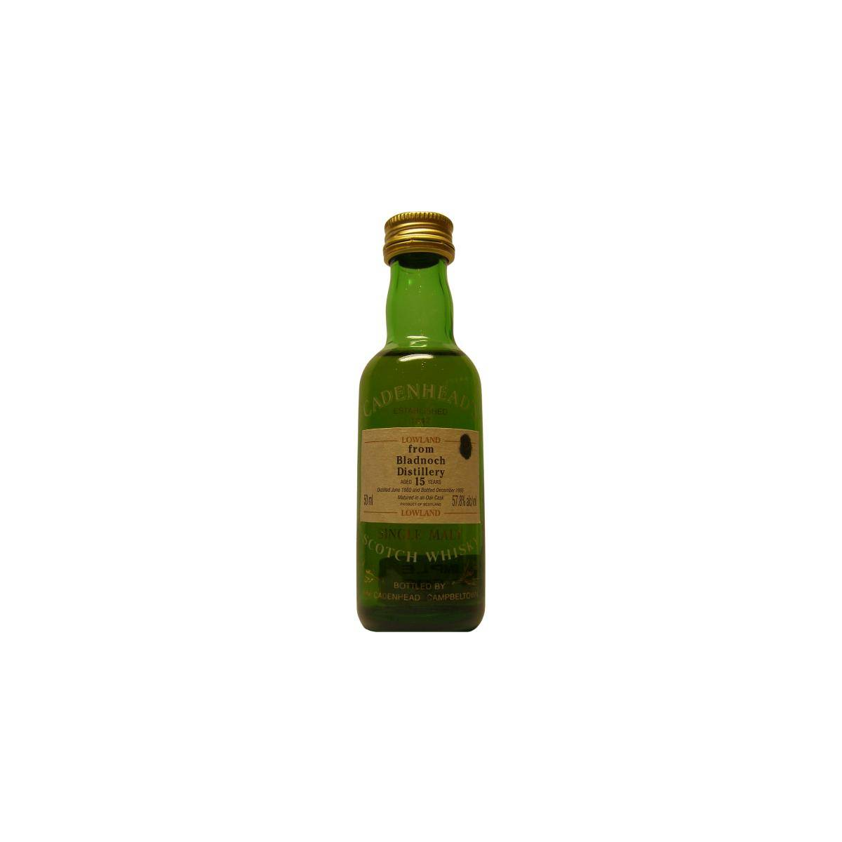 Bladnoch 1980 15 Years Single Malt Whisky