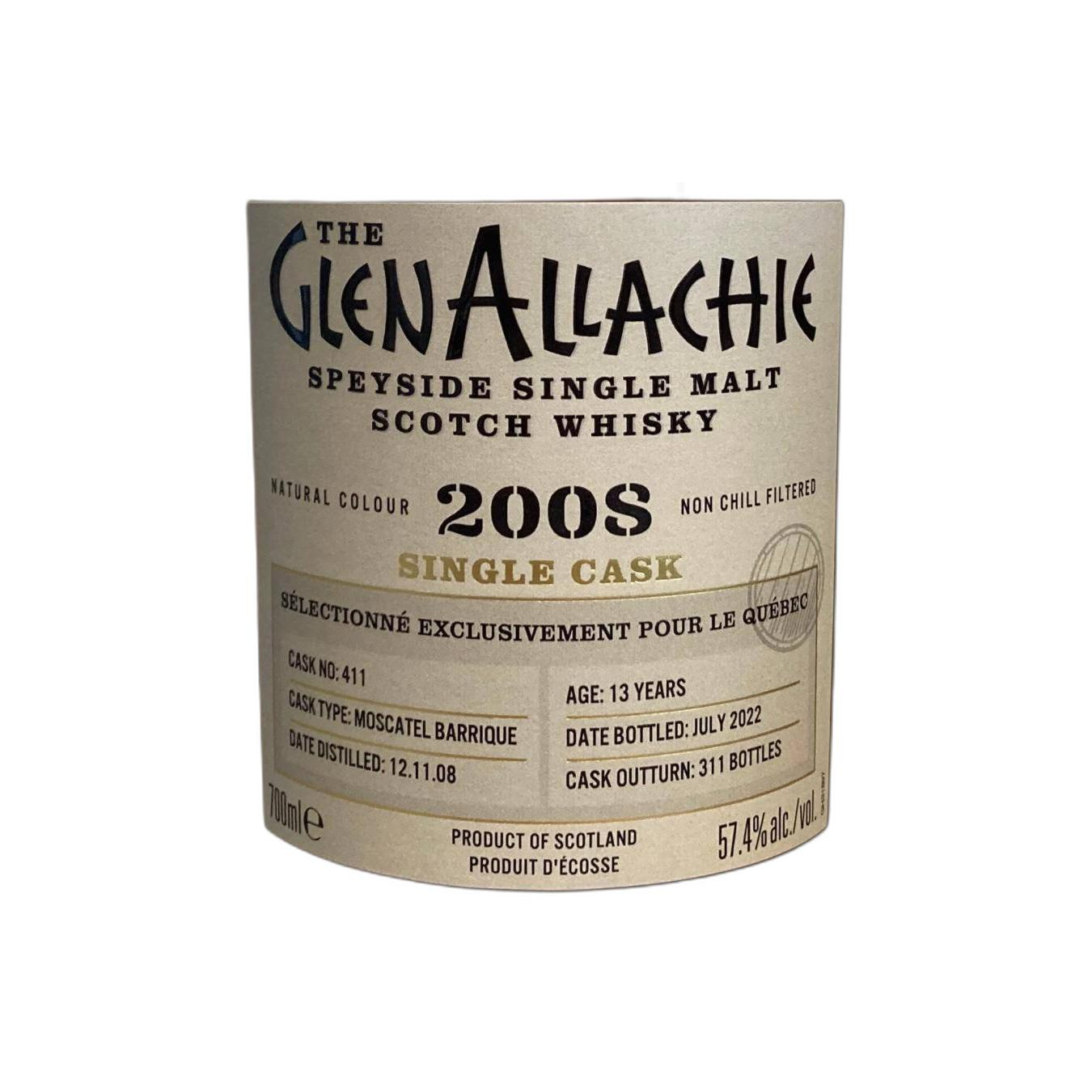 The GlenAllachie Single Cask 2008 13 Years Single Malt Whisky 3