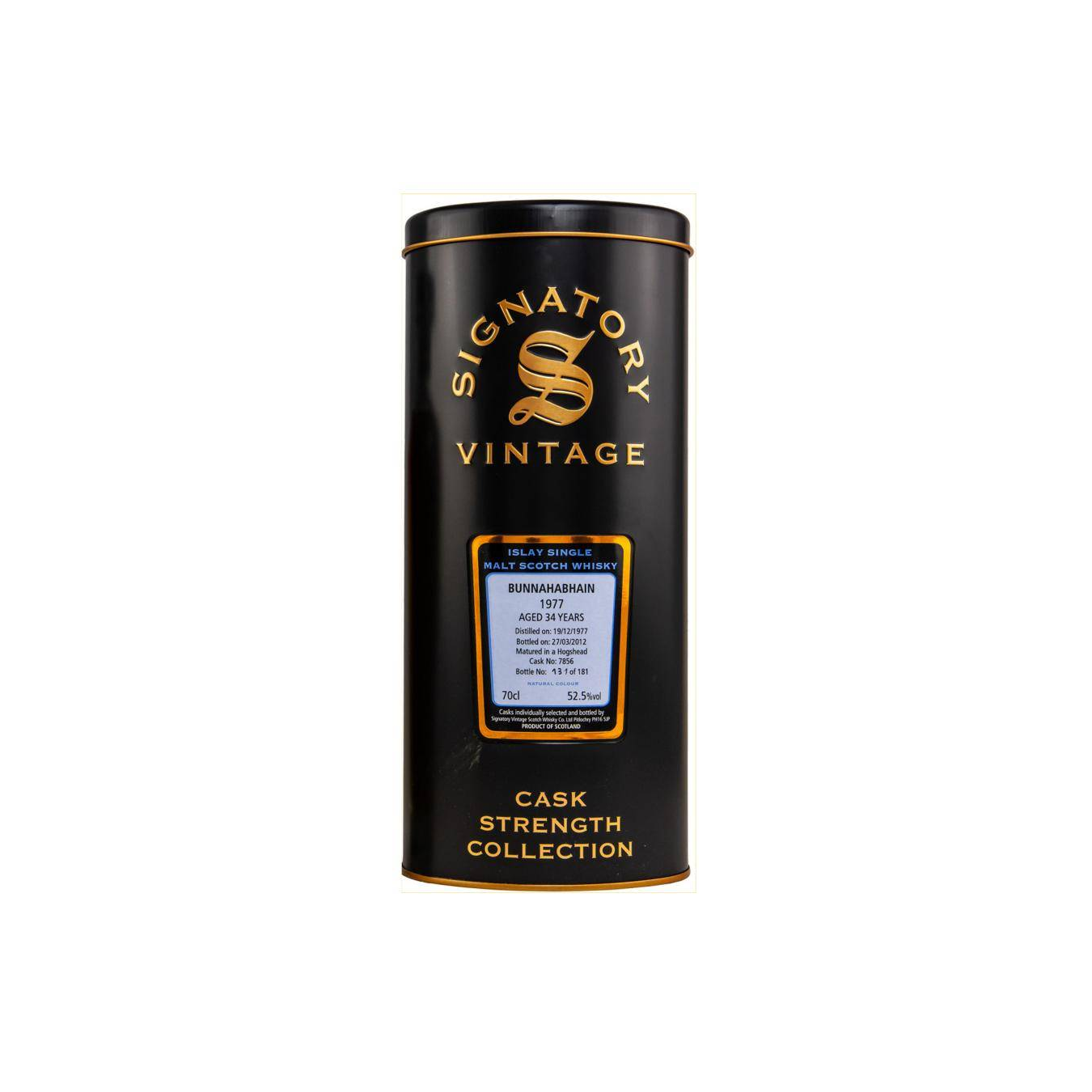 Bunnahabhain Cask Strength Collection 1977 34 Years Single Malt Whisky 2