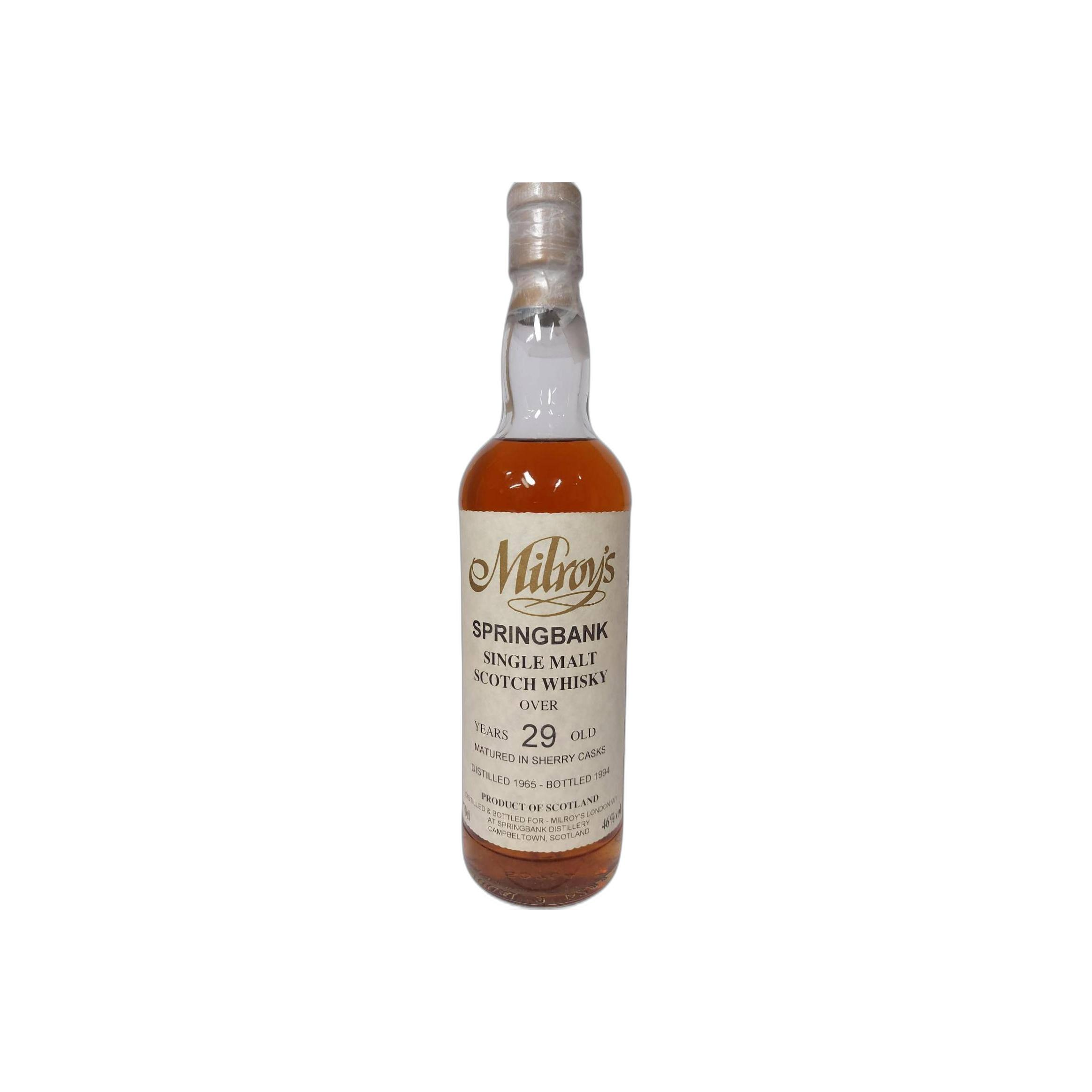 Springbank 1965 29 Years Single Malt Whisky