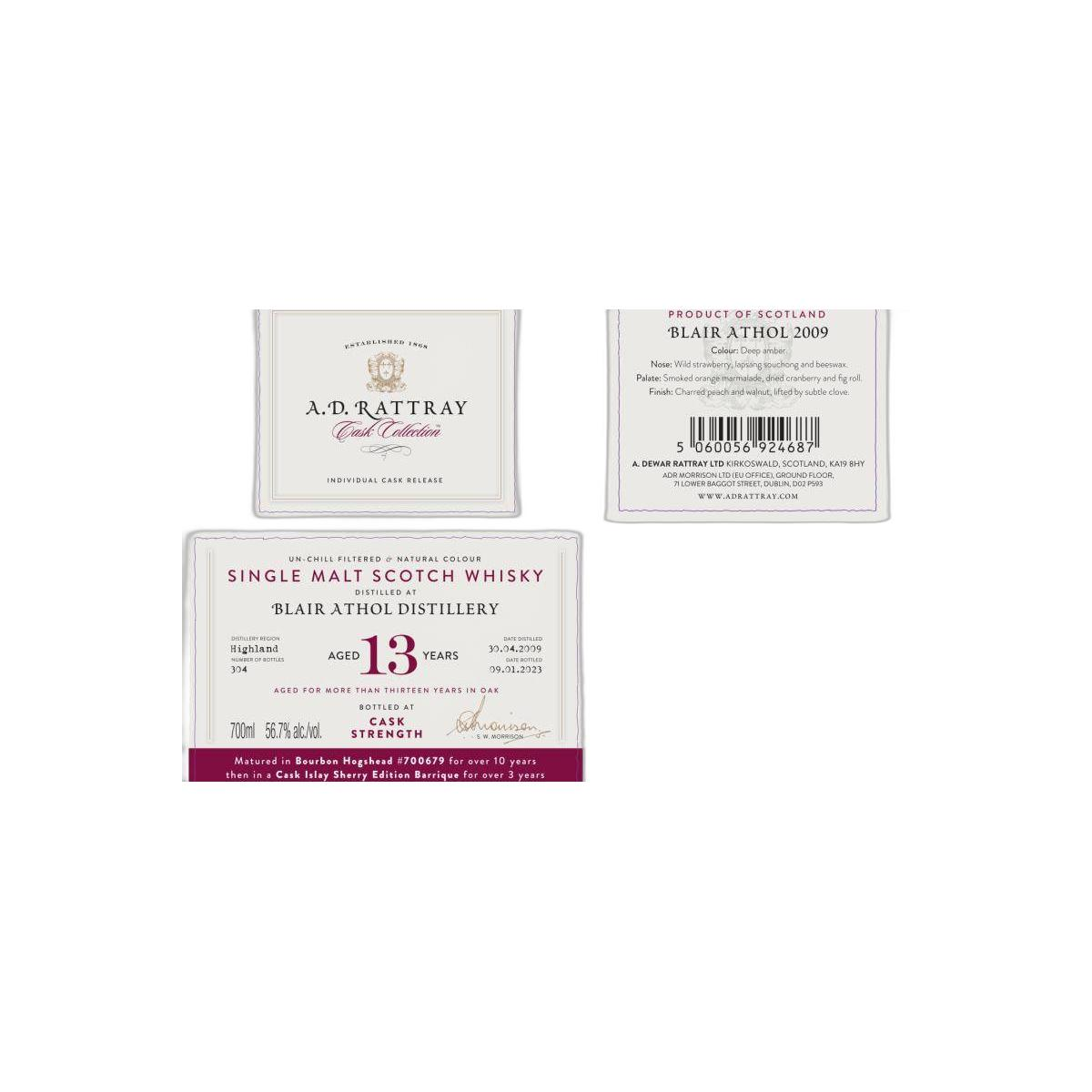 Blair Athol 2009 13 Years Single Malt Whisky