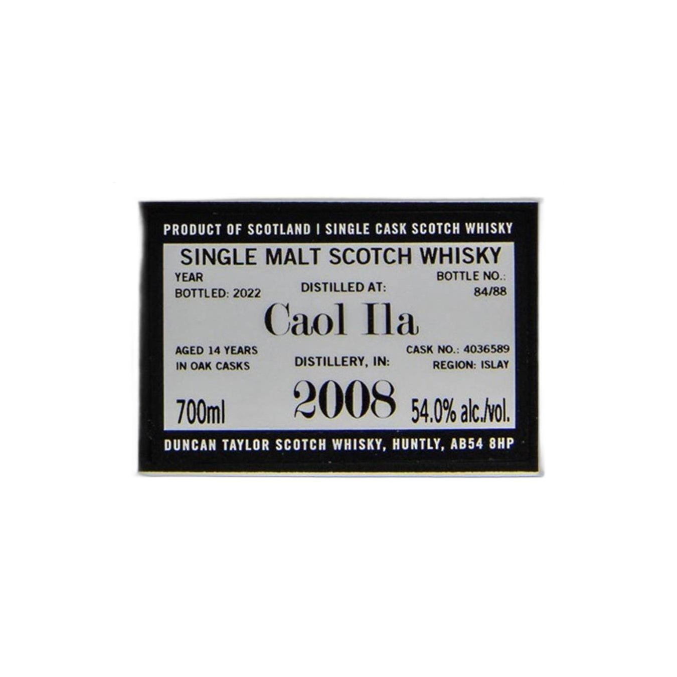 Caol Ila 2008 14 Years Single Malt Whisky 3