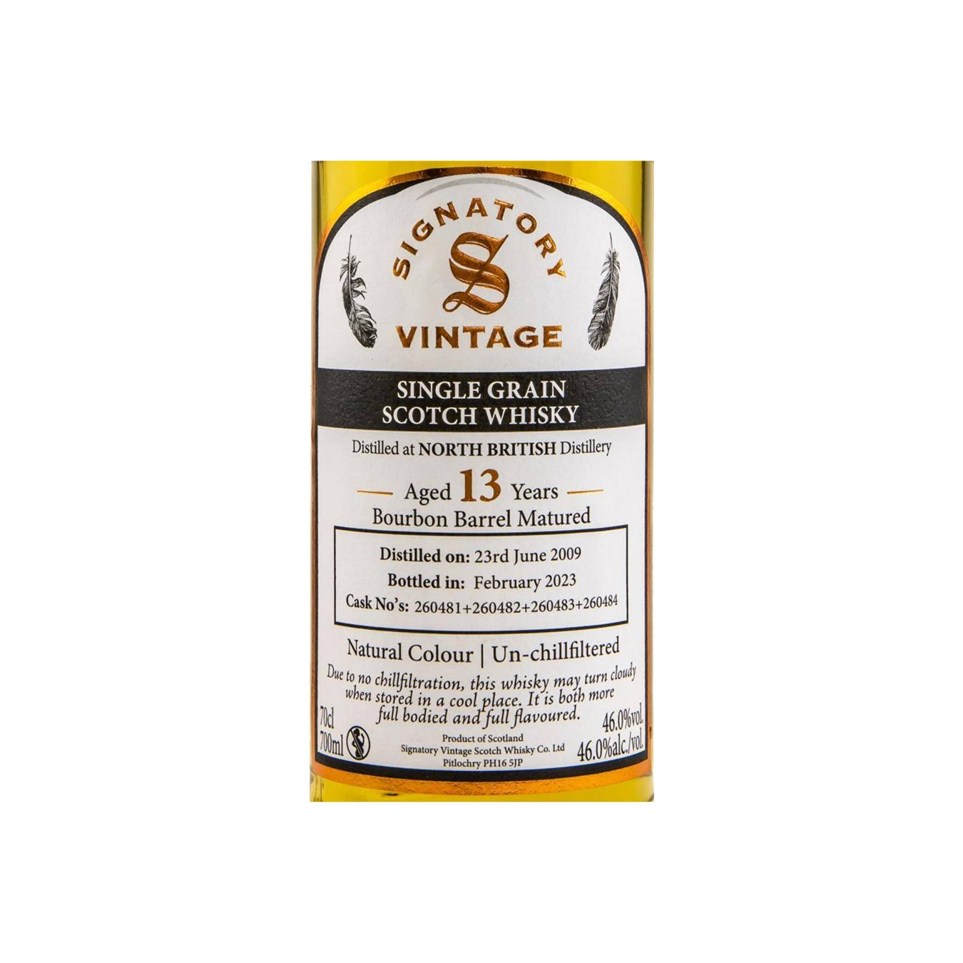 Signatory Vintage 2009 13 Years Single Grain Whisky 2