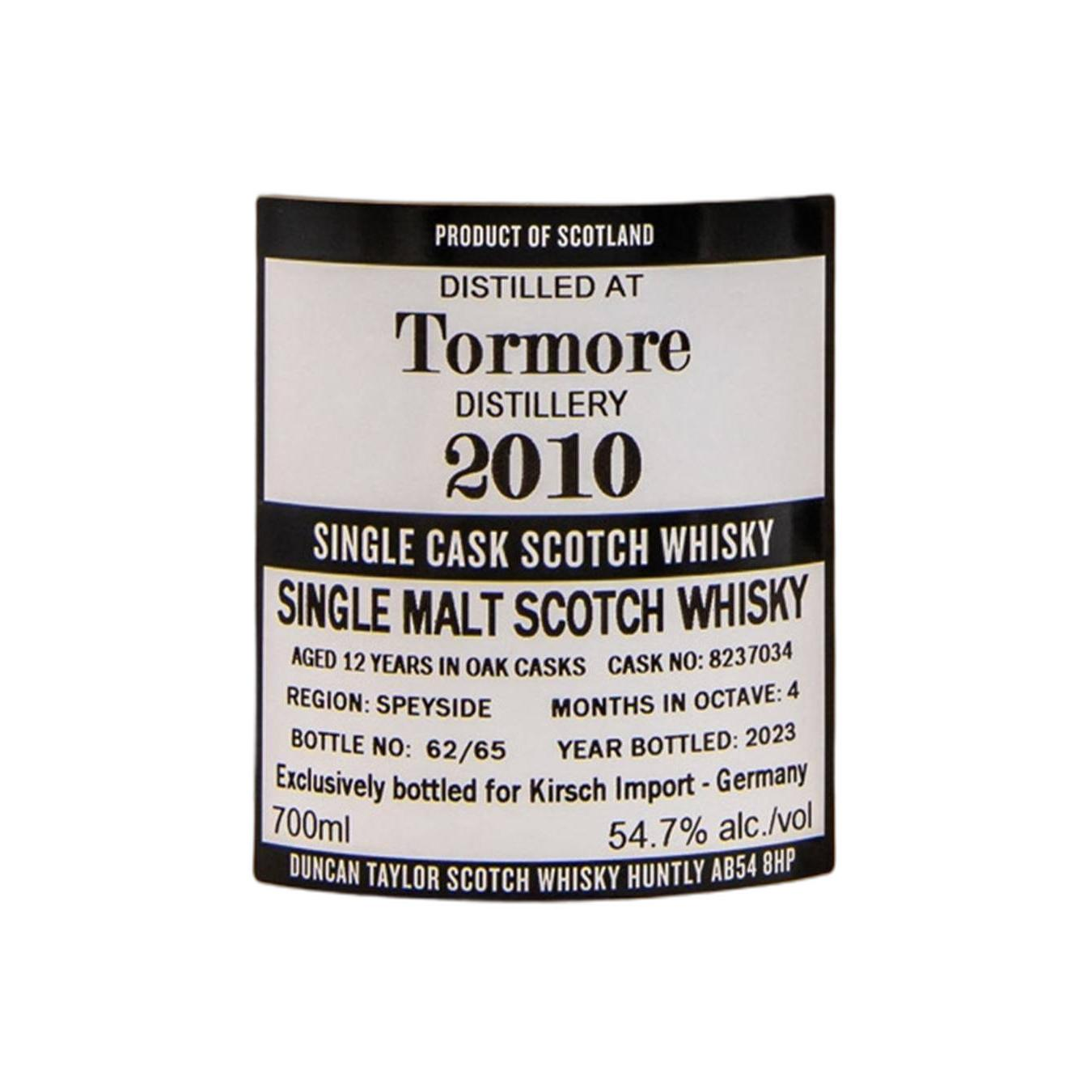 Tormore The Octave 2010 12 Years Single Malt Whisky 3