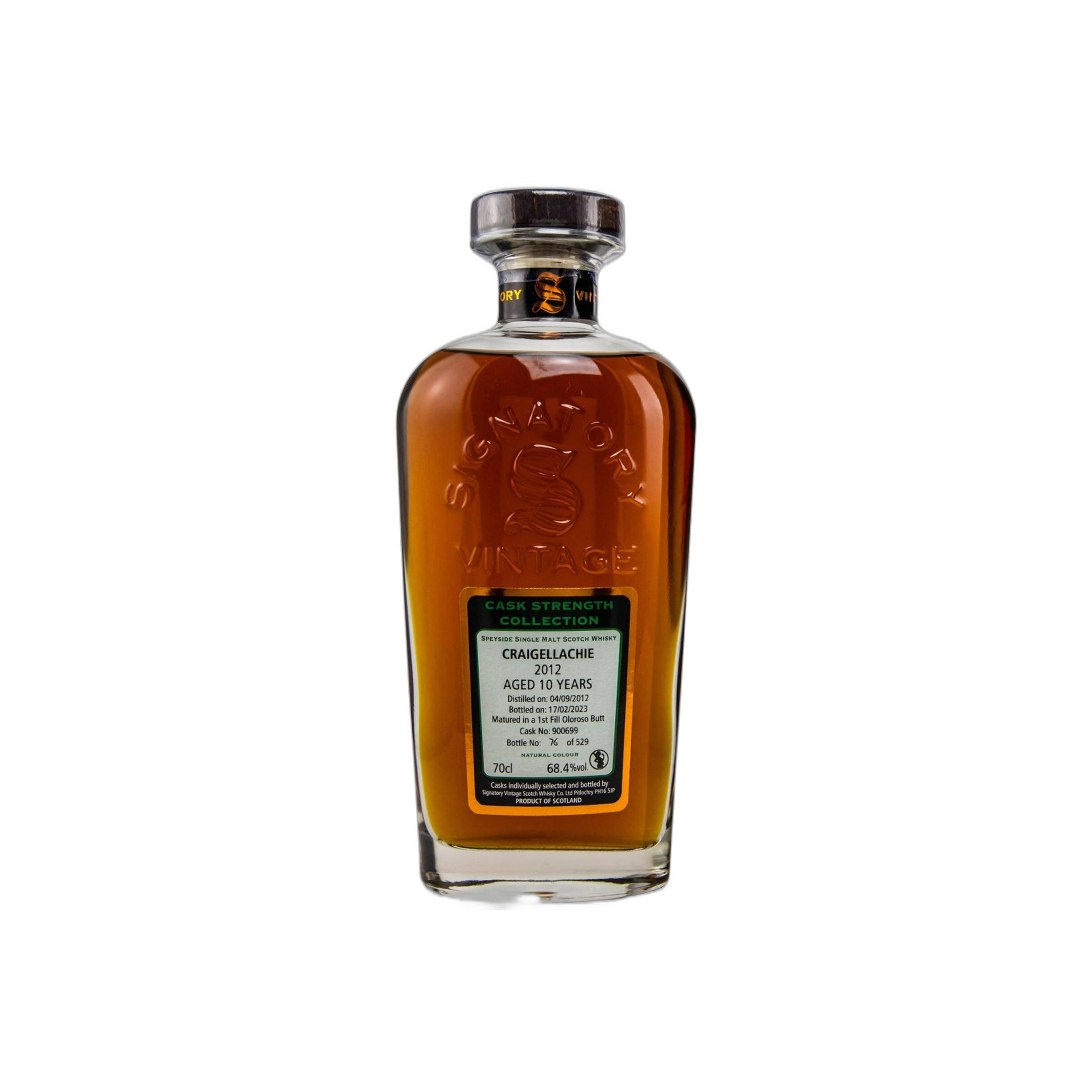 Craigellachie Cask Strength Collection 2012 10 Years Single Malt Whisky