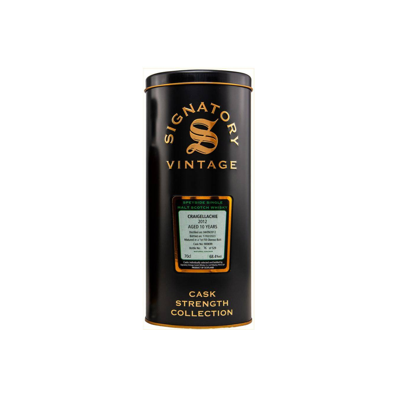 Craigellachie Cask Strength Collection 2012 10 Years Single Malt Whisky 3