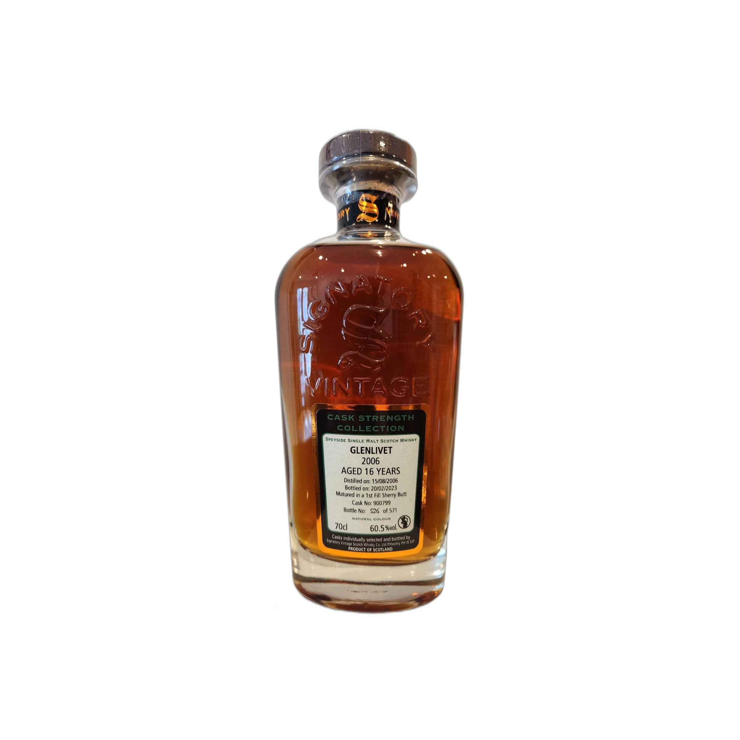 The Glenlivet Cask Strength Collection 2006 16 Years Single Malt Whisky
