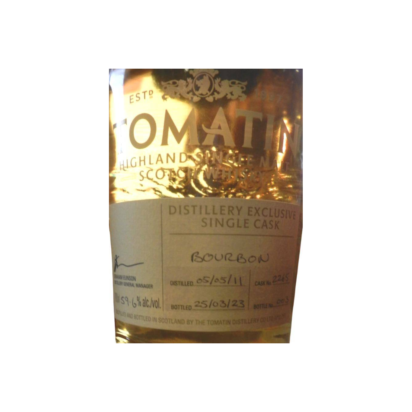 Tomatin 2011 11 Years Single Malt Whisky