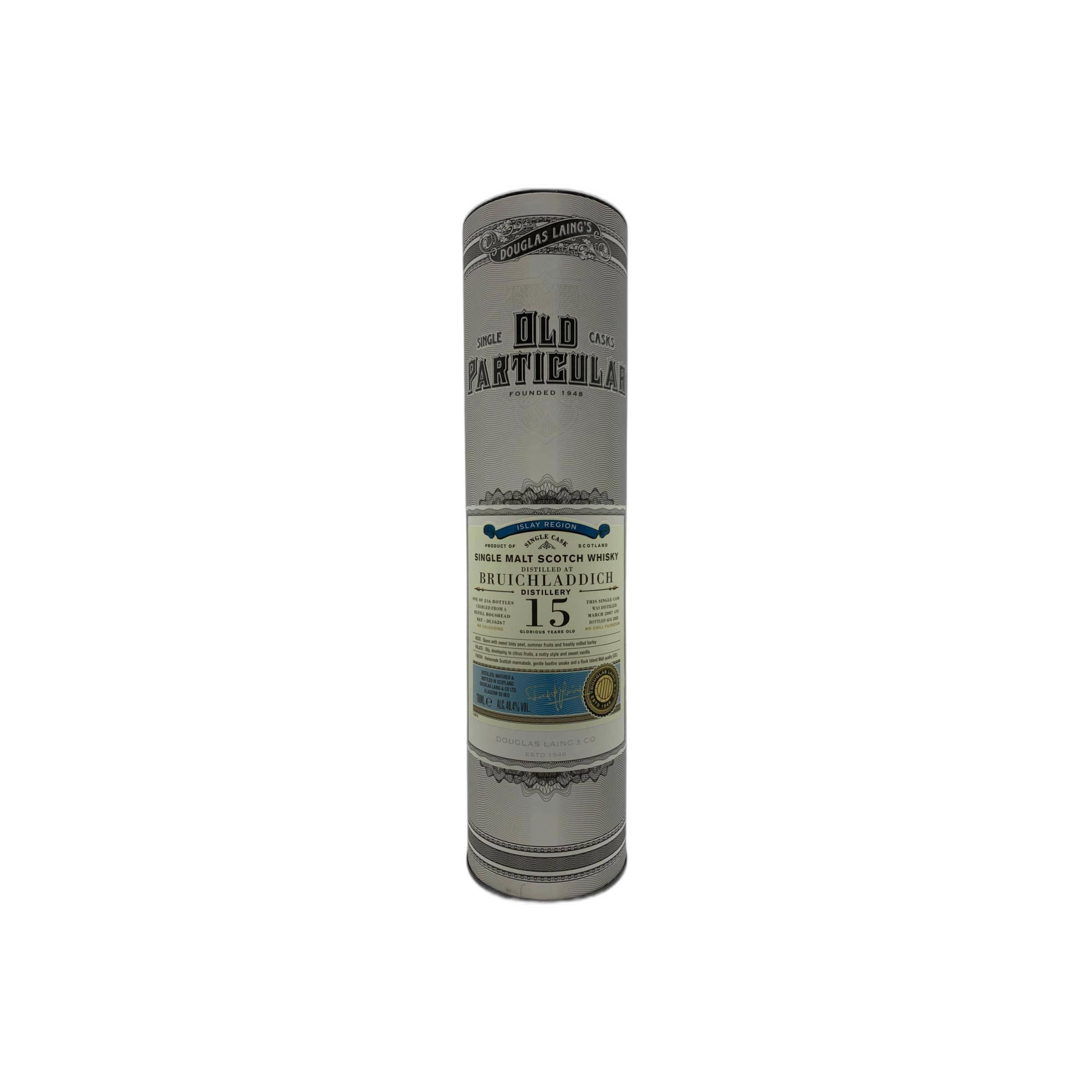 Bruichladdich Old Particular 2007 15 Years Single Malt Whisky 2