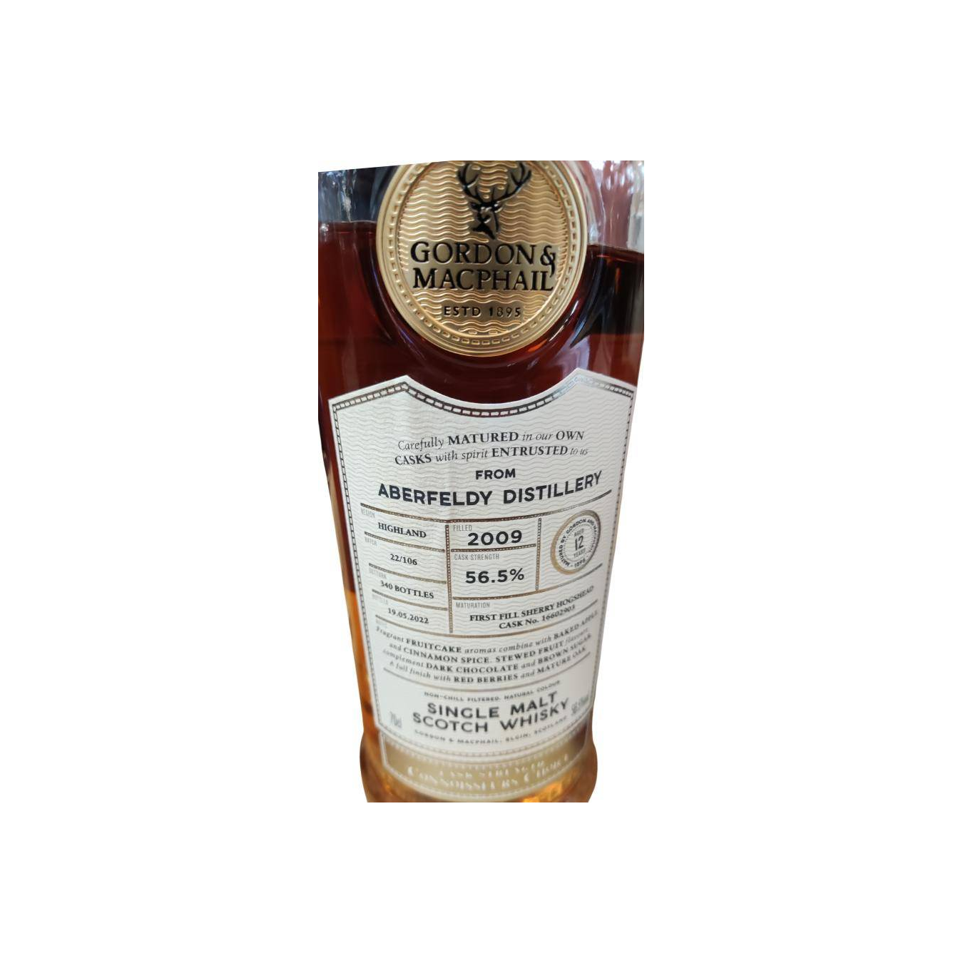 Aberfeldy Connoisseurs Choice - Cask Strength 2009 12 Years Single Malt Whisky 2