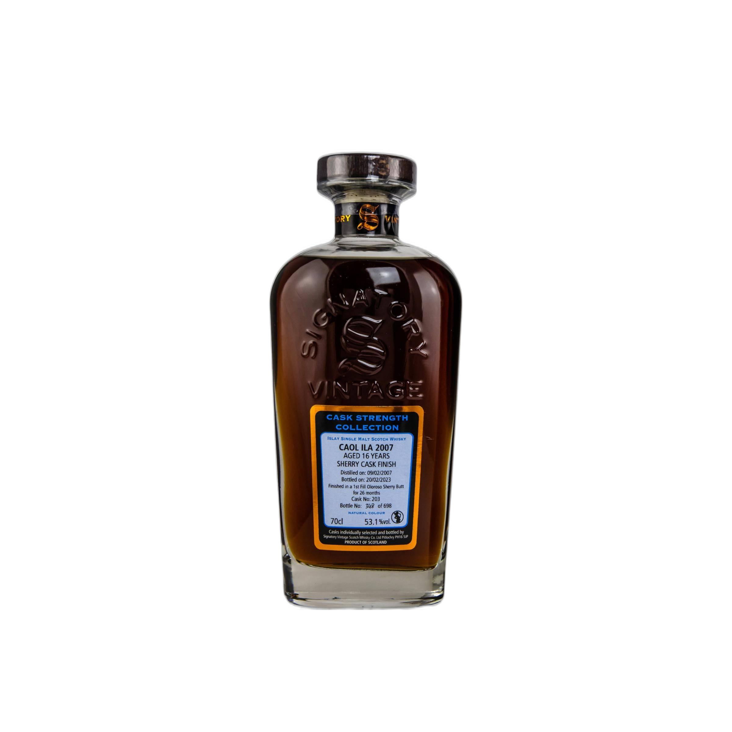 Caol Ila Cask Strength Collection 2007 16 Years Single Malt Whisky