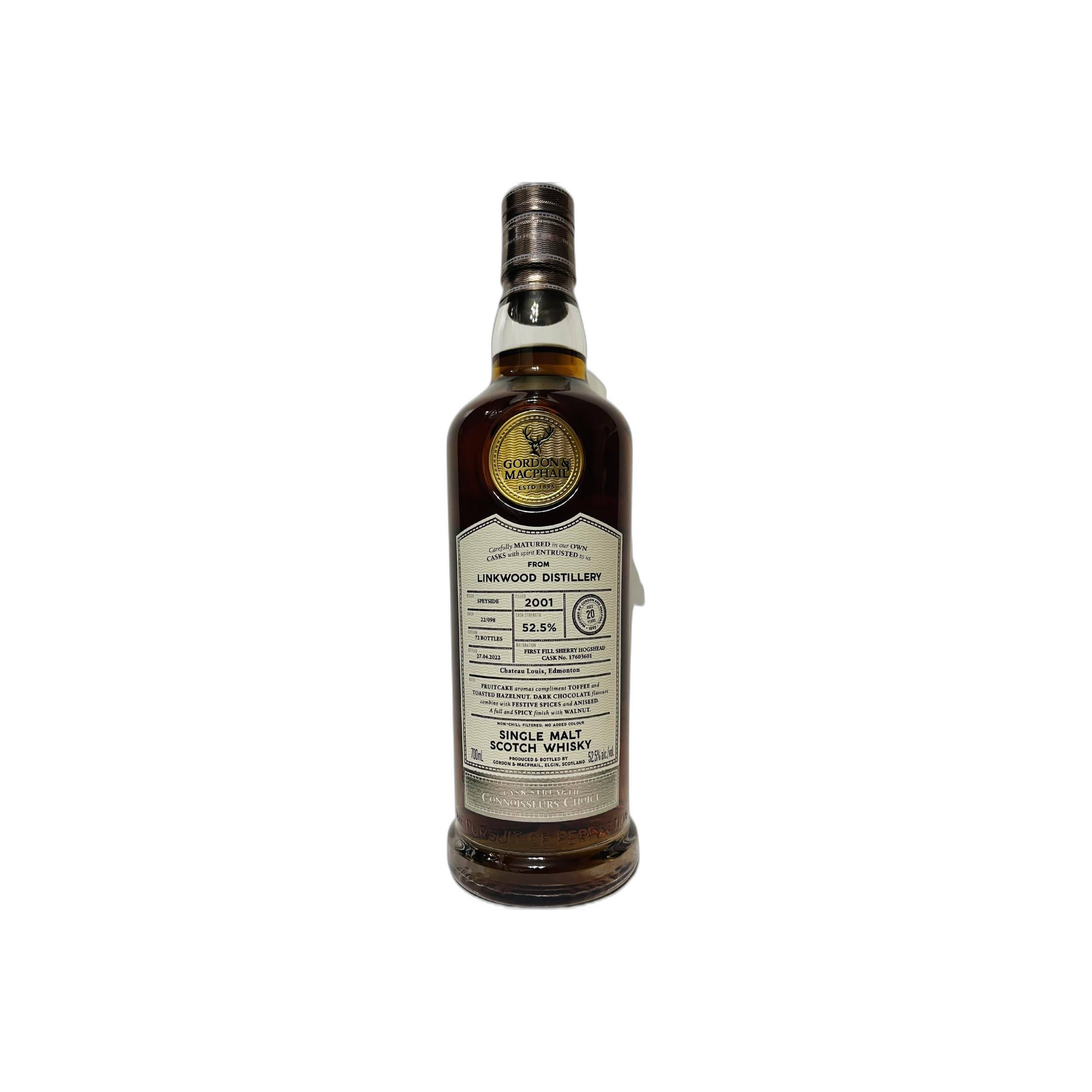 Gordon & MacPhail Connoisseurs Choice - Cask Strength 2001 20 Years Single Malt Whisky
