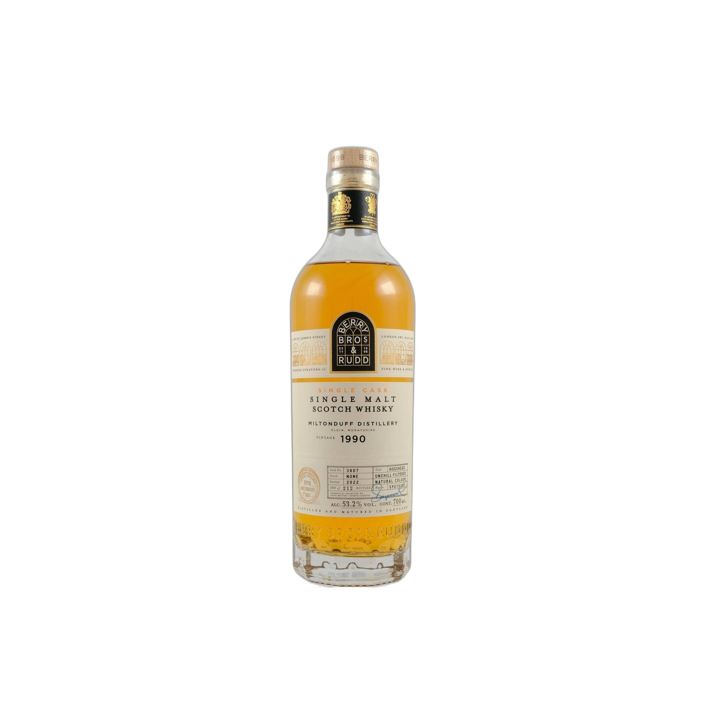 Berry Bros. & Rudd Single Cask 1990 32 Years Single Malt Whisky